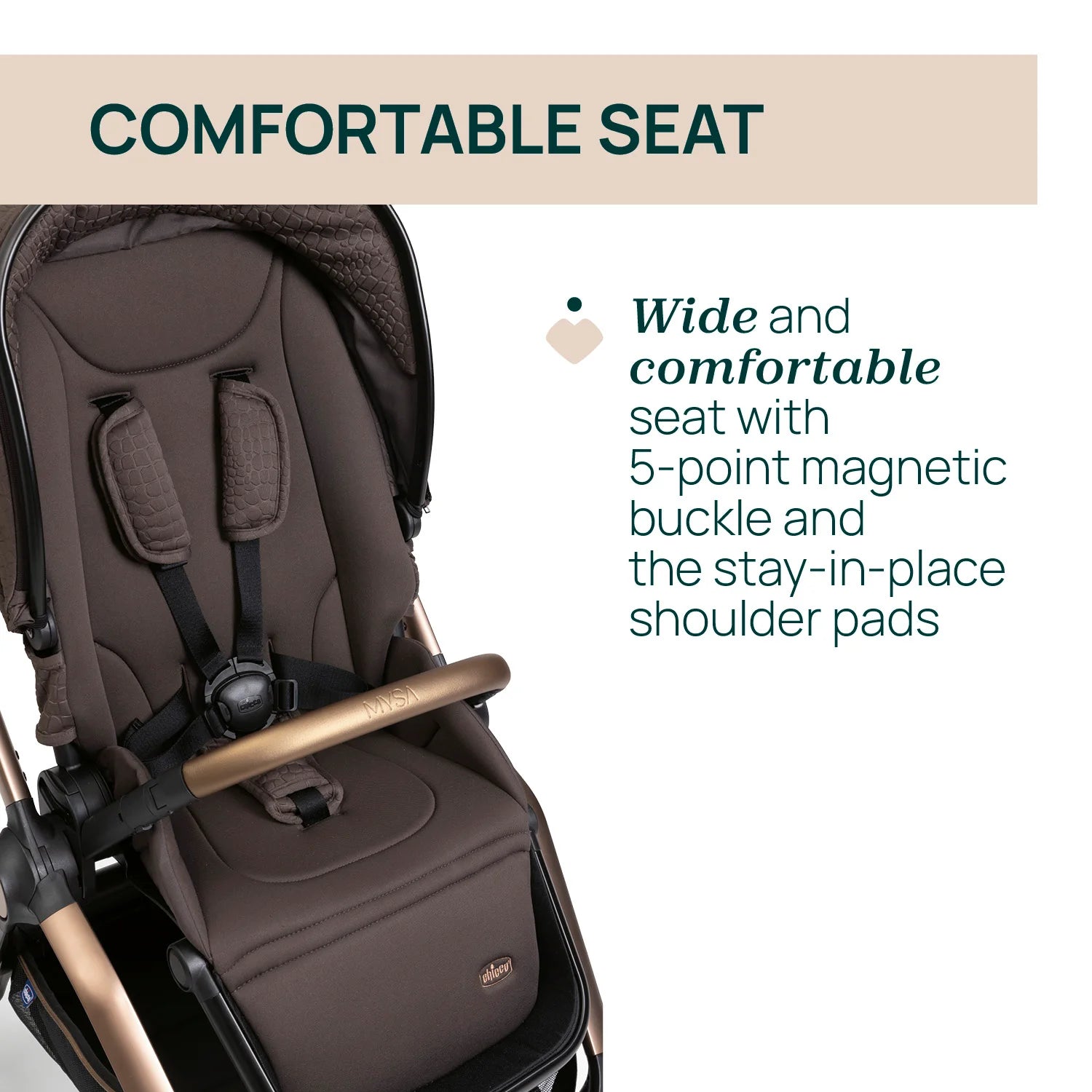 Mysa Stroller Bronze Lizard