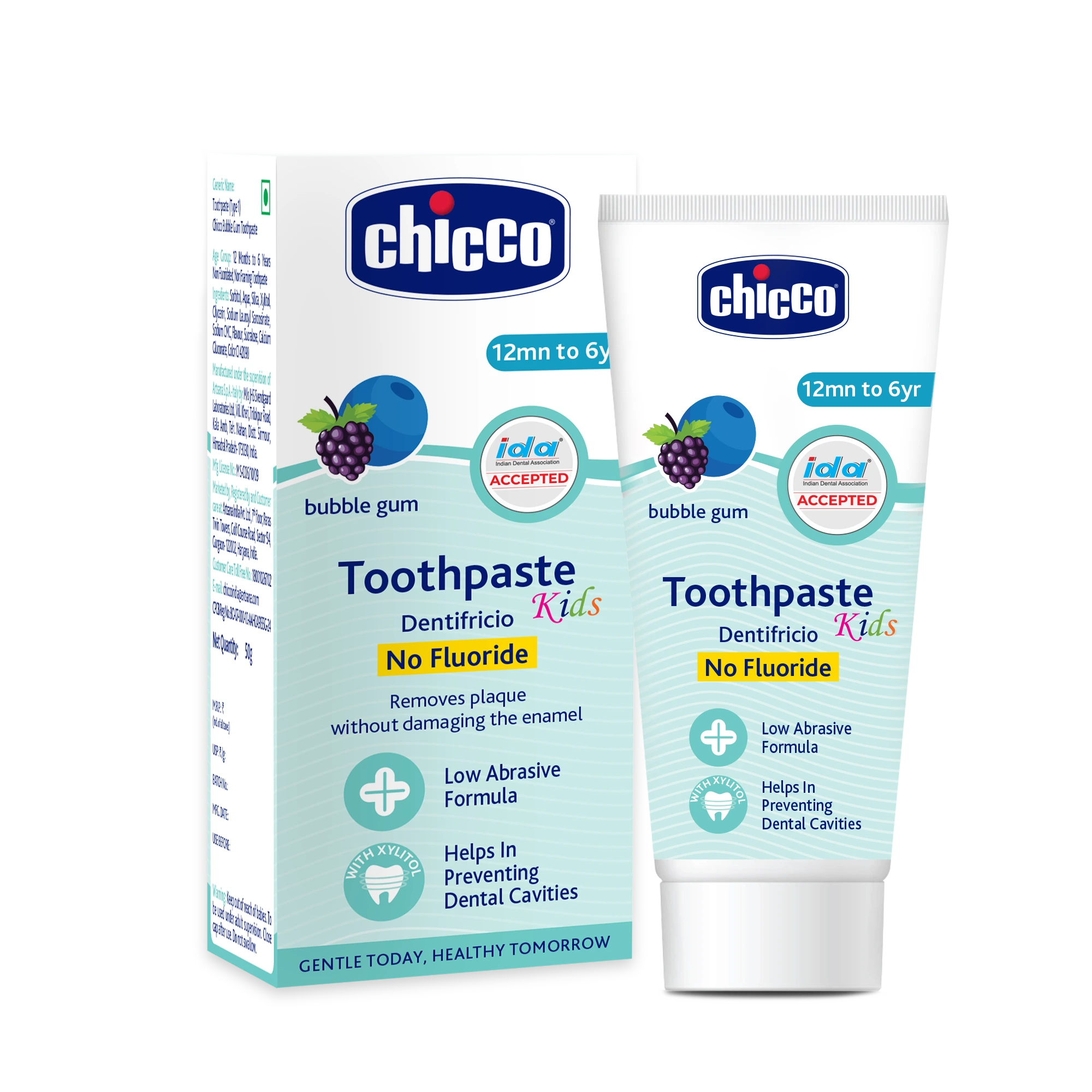 Bubble Gum Toothpaste 12M to 6Y 50g