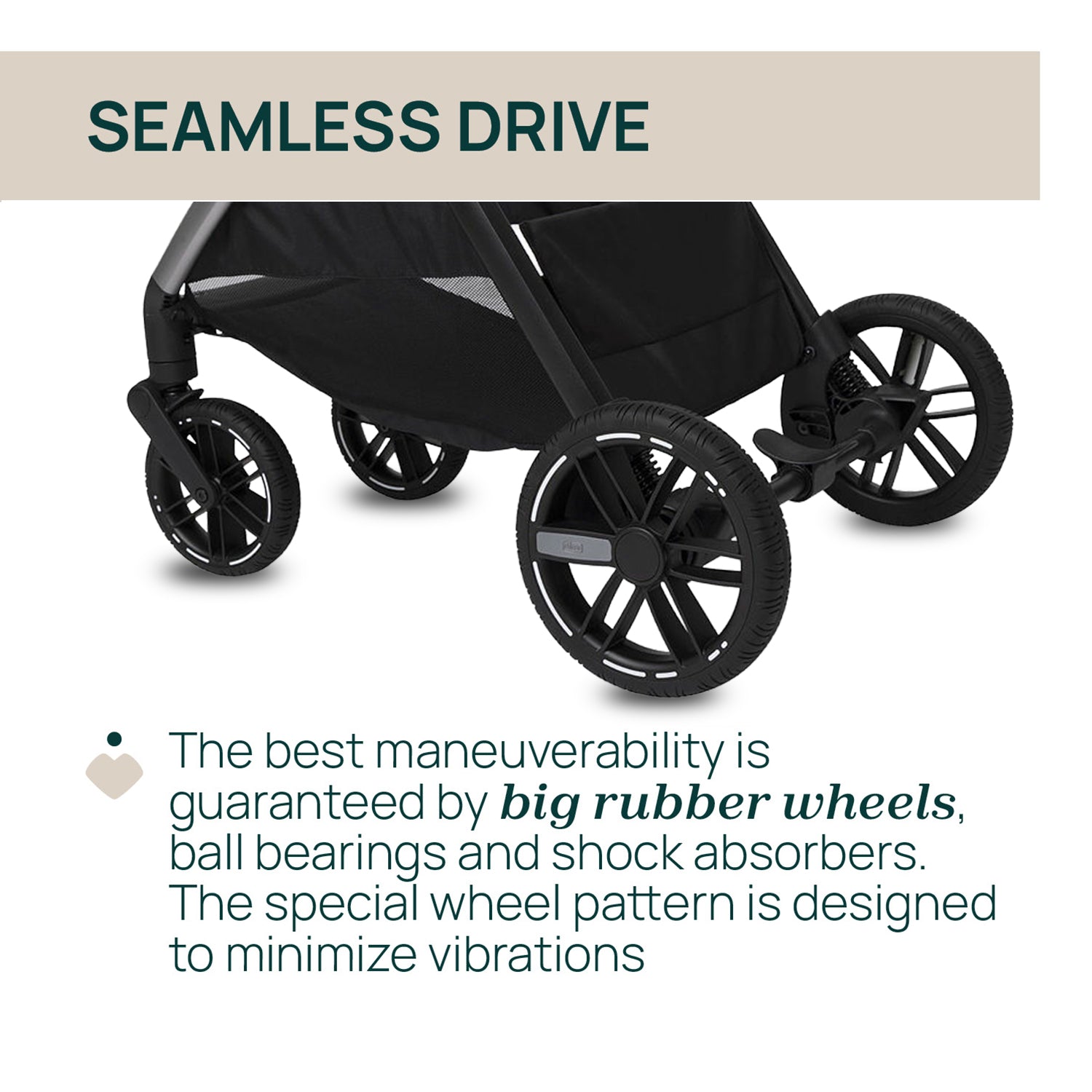Bellagio Primo Stroller Enchanting Silver