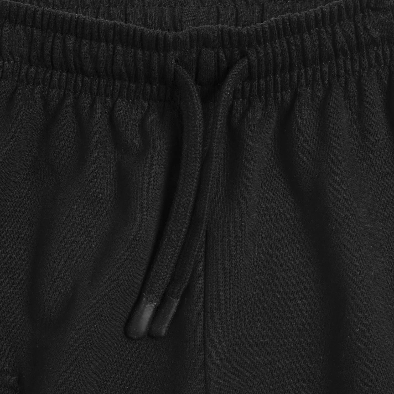 Boys Black Solid Cargo Trouser