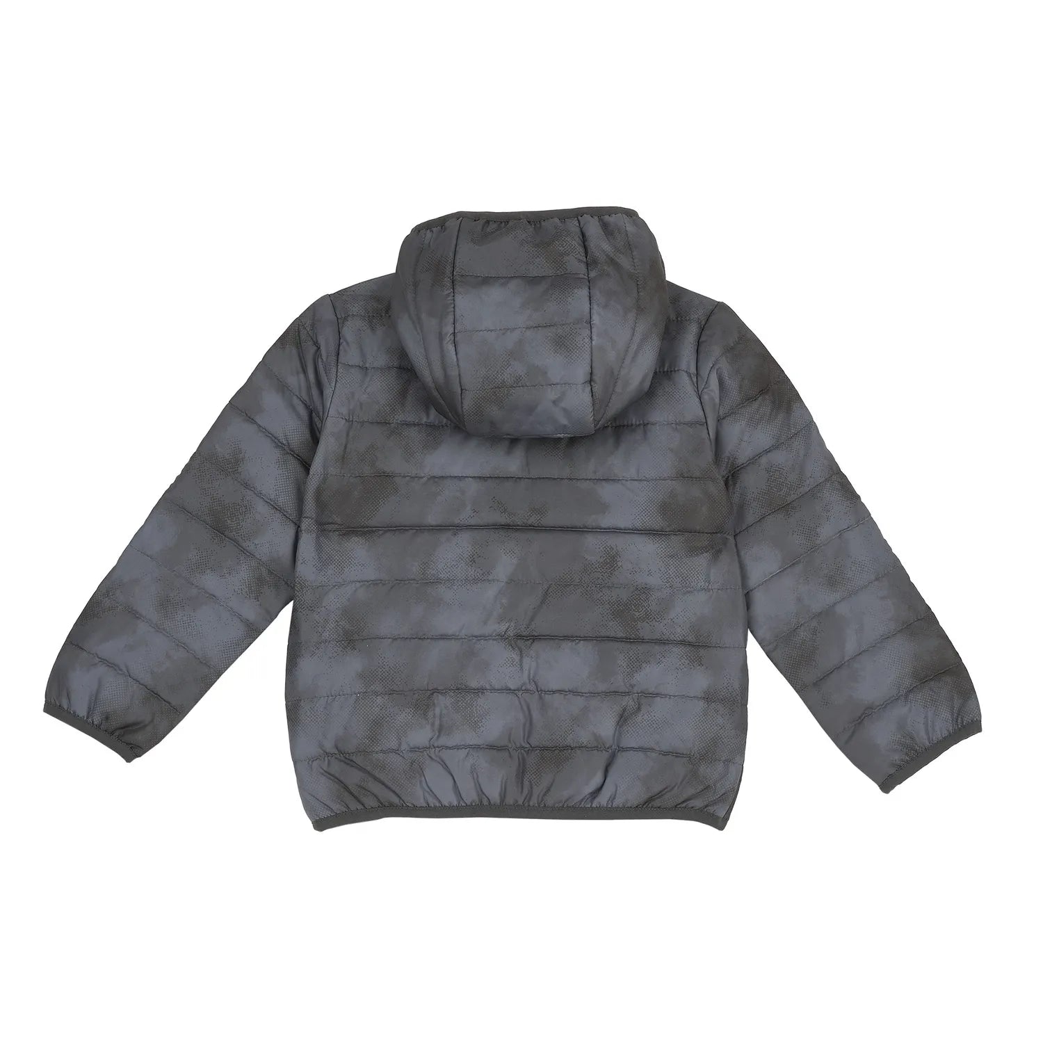 Boys Grey Printed Jacket