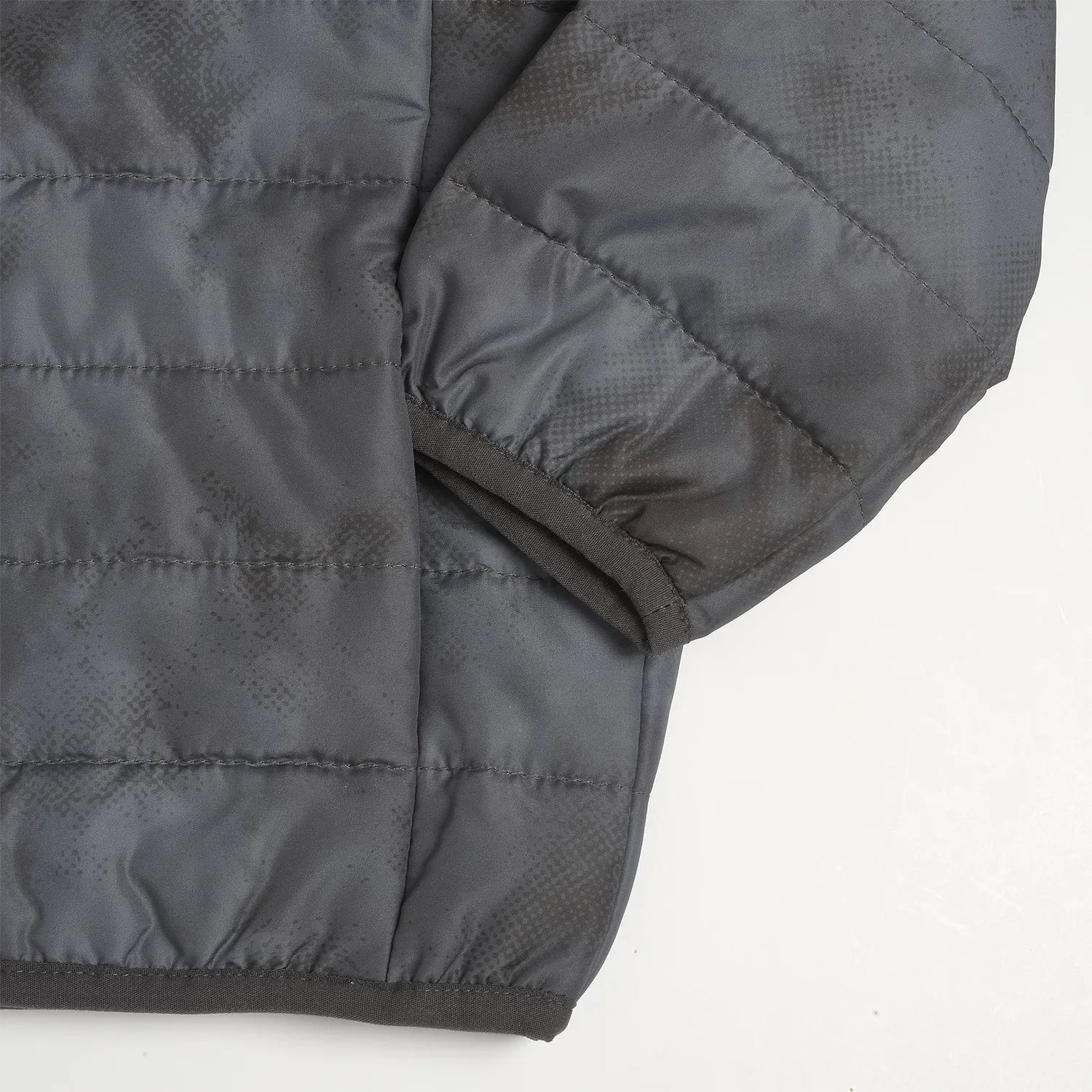 Boys Grey Printed Jacket
