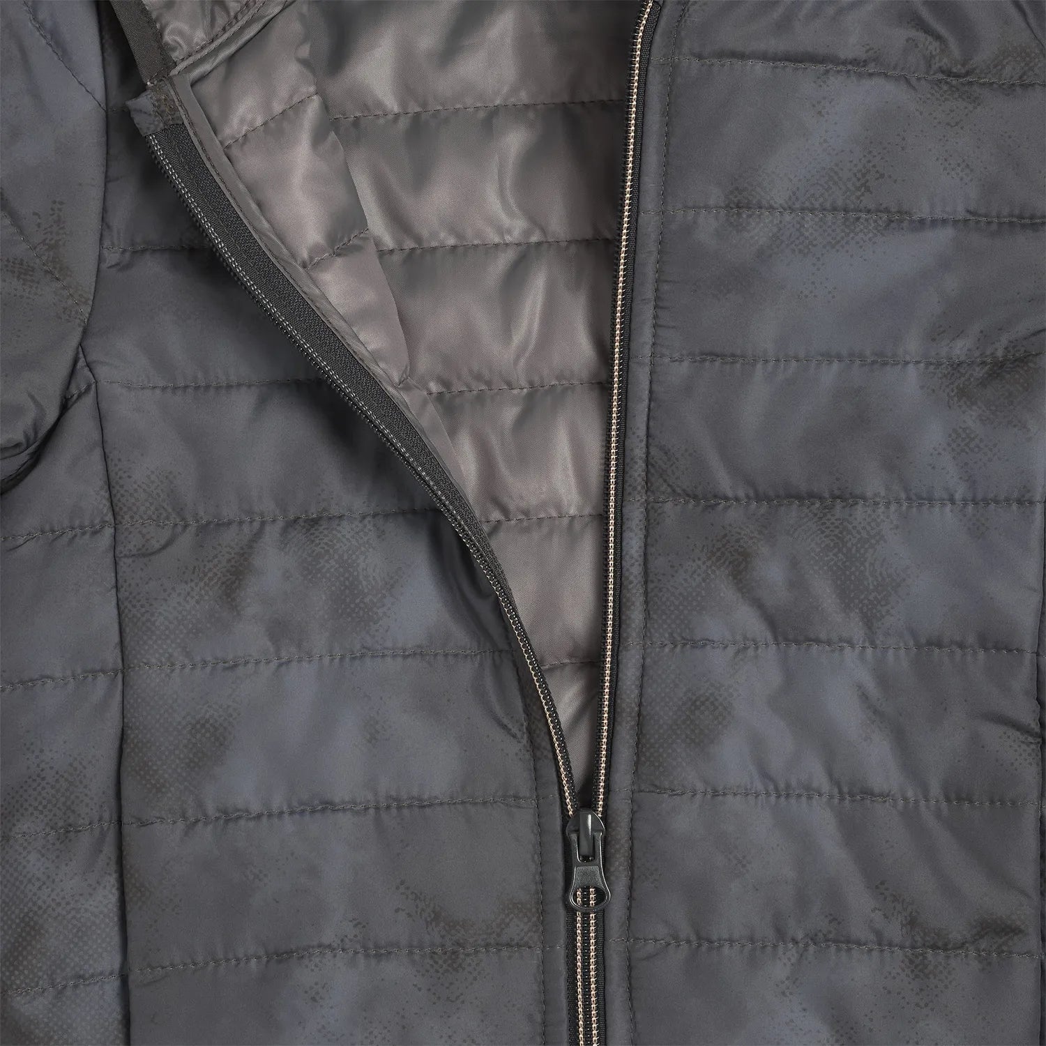 Boys Grey Printed Jacket