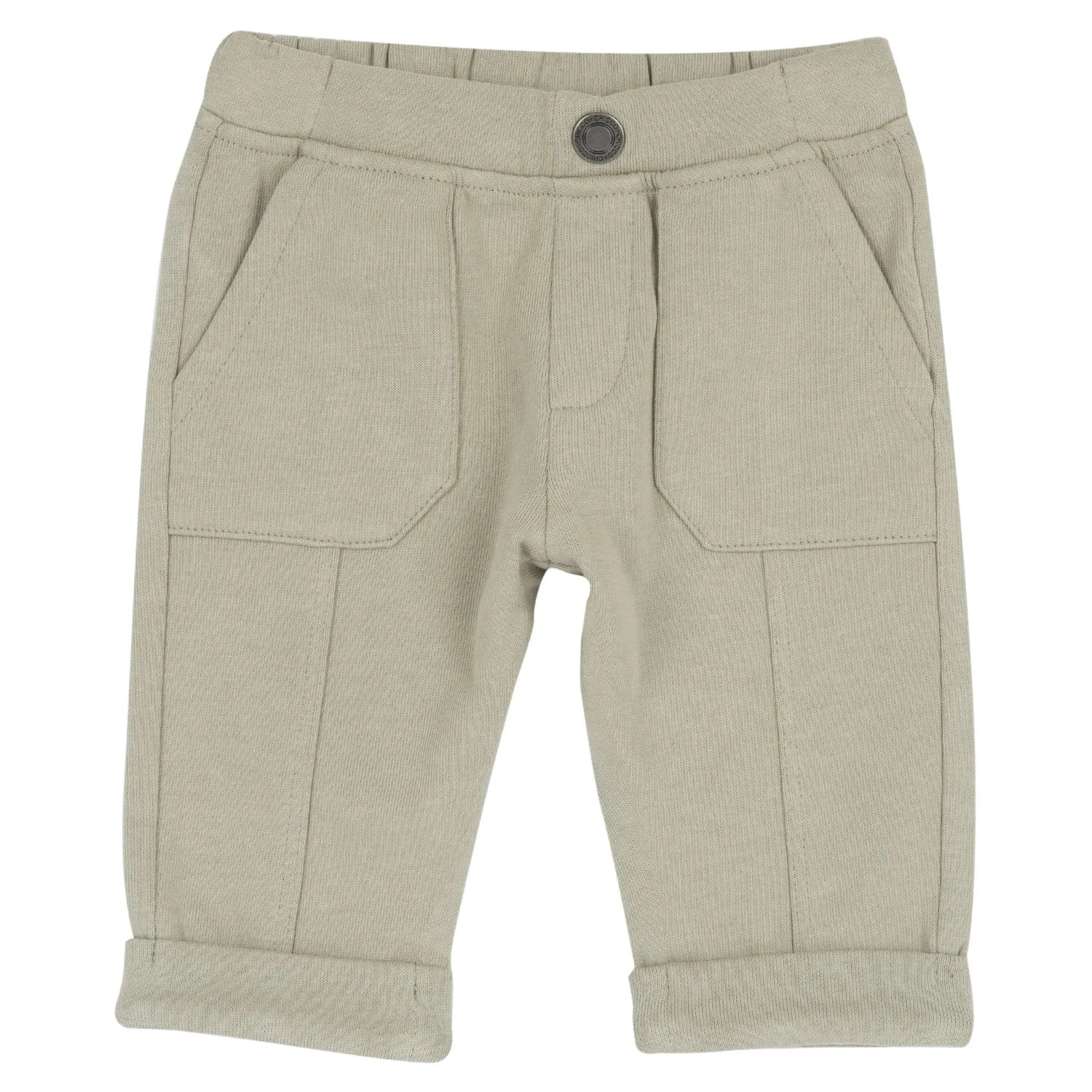 Boys Light Green Self Design Trouser