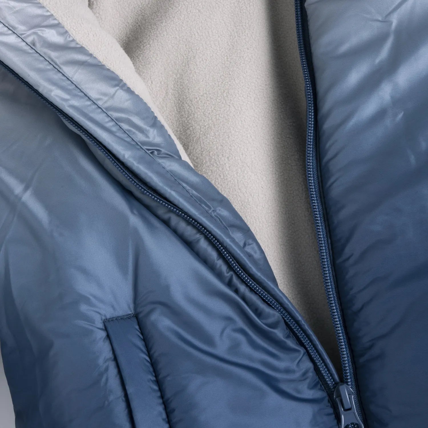 Boys Medium Blue Polyester Jacket
