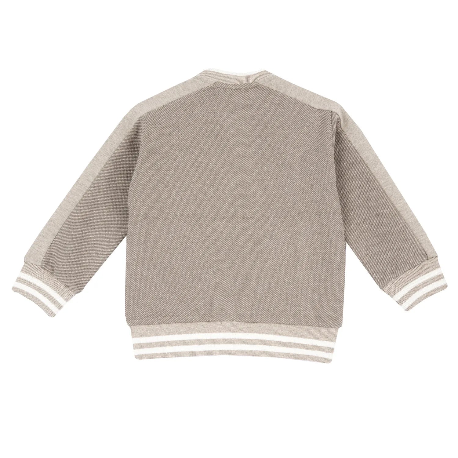 Boys Medium Natural Colorblocked Sweatshirt