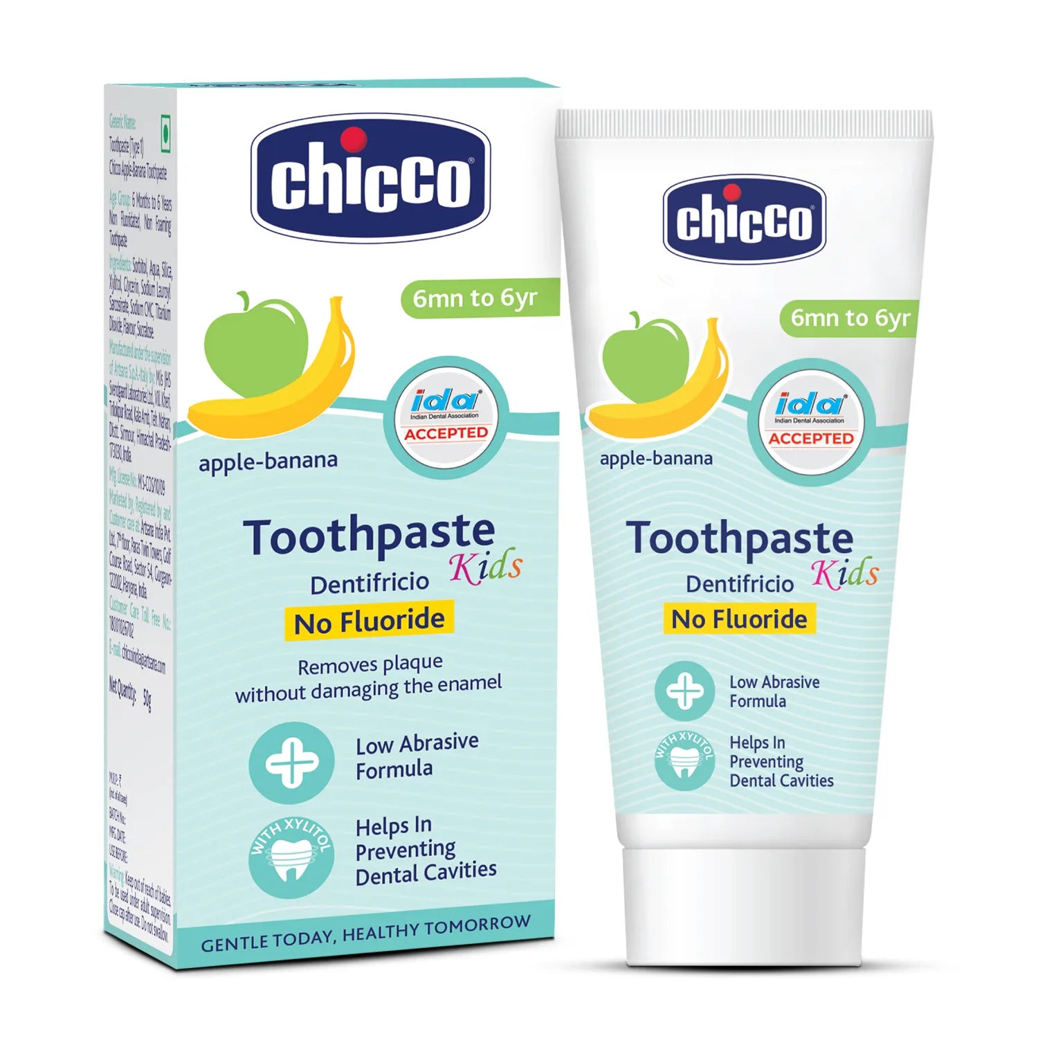 Applebanana Toothpaste 6M to 6Y 50g Pack of 2