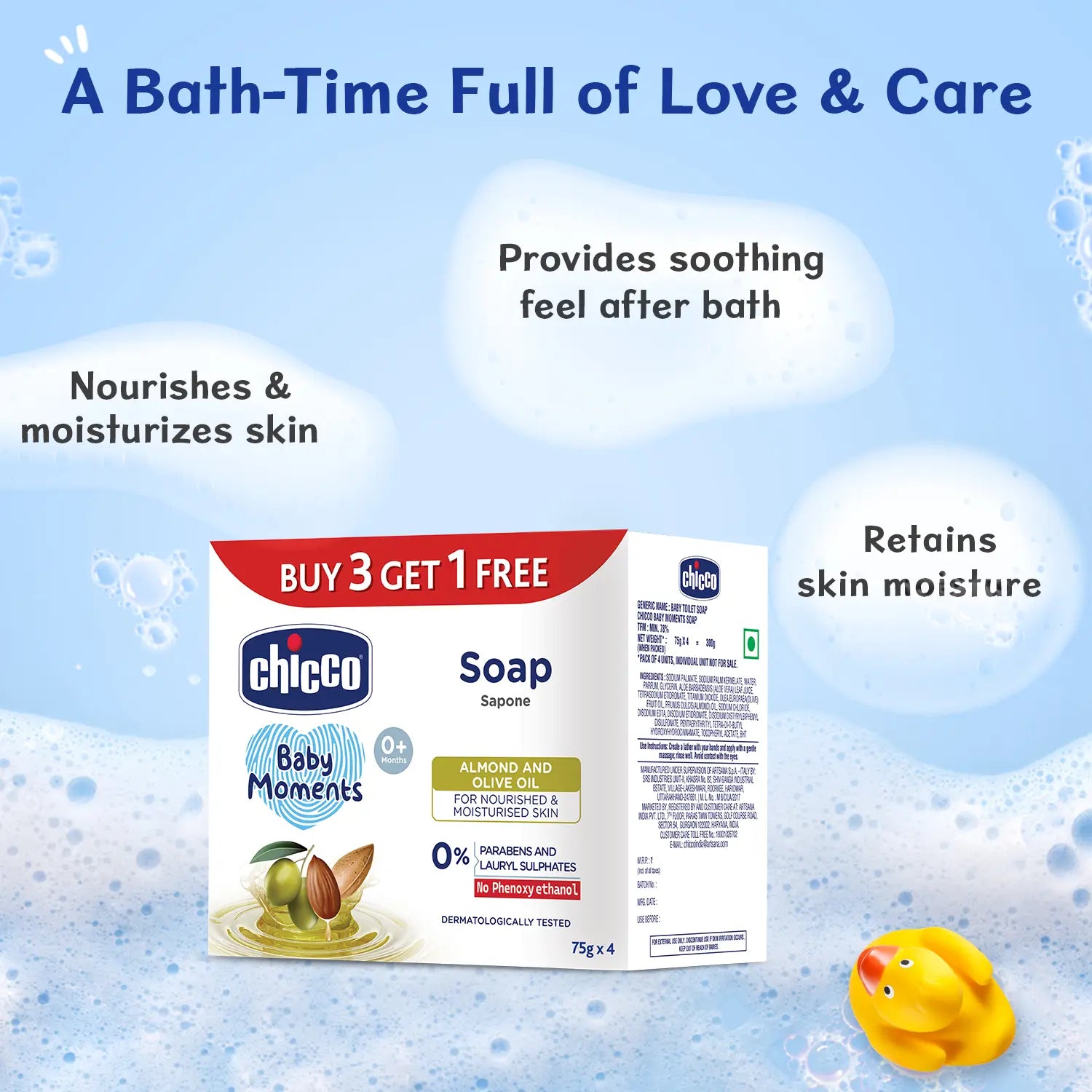 Baby Moments Soap 75g Buy 3 Get 1 Free