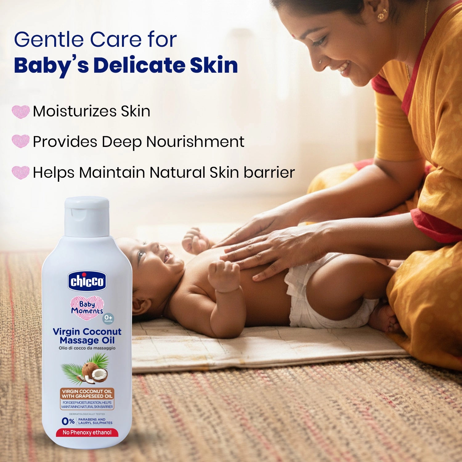 Baby Moments Virgin Coconut Massage Oil 200 ml