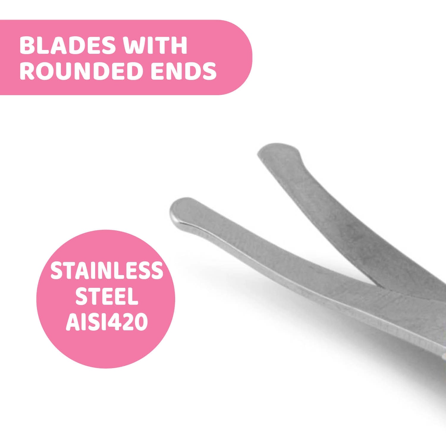 Baby Nail Scissors Pink