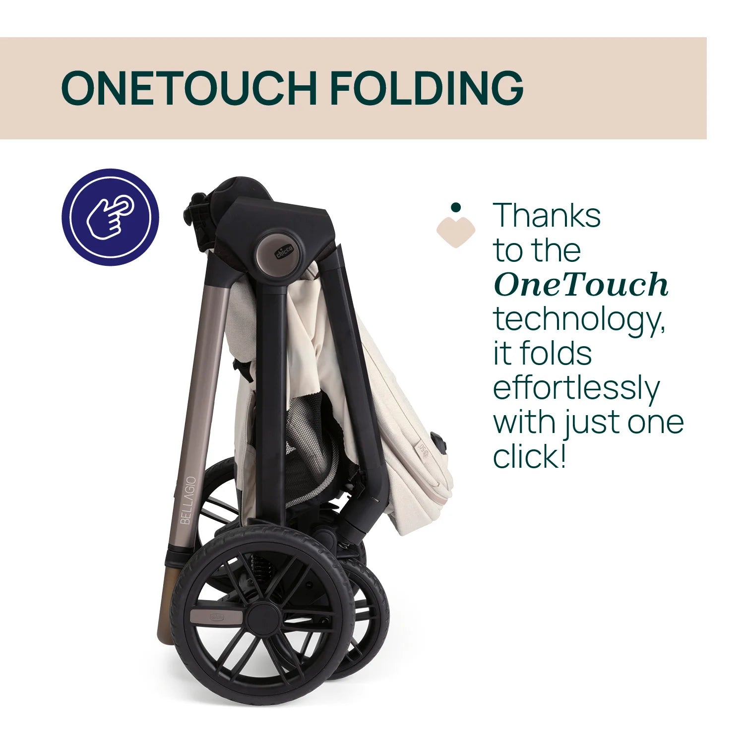 Bellagio Stroller Amber Glow