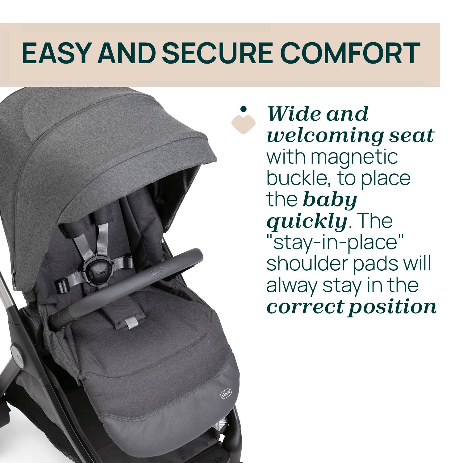 Bellagio Stroller Black Satin & Kory Plus Baby Car Seat Black Satin