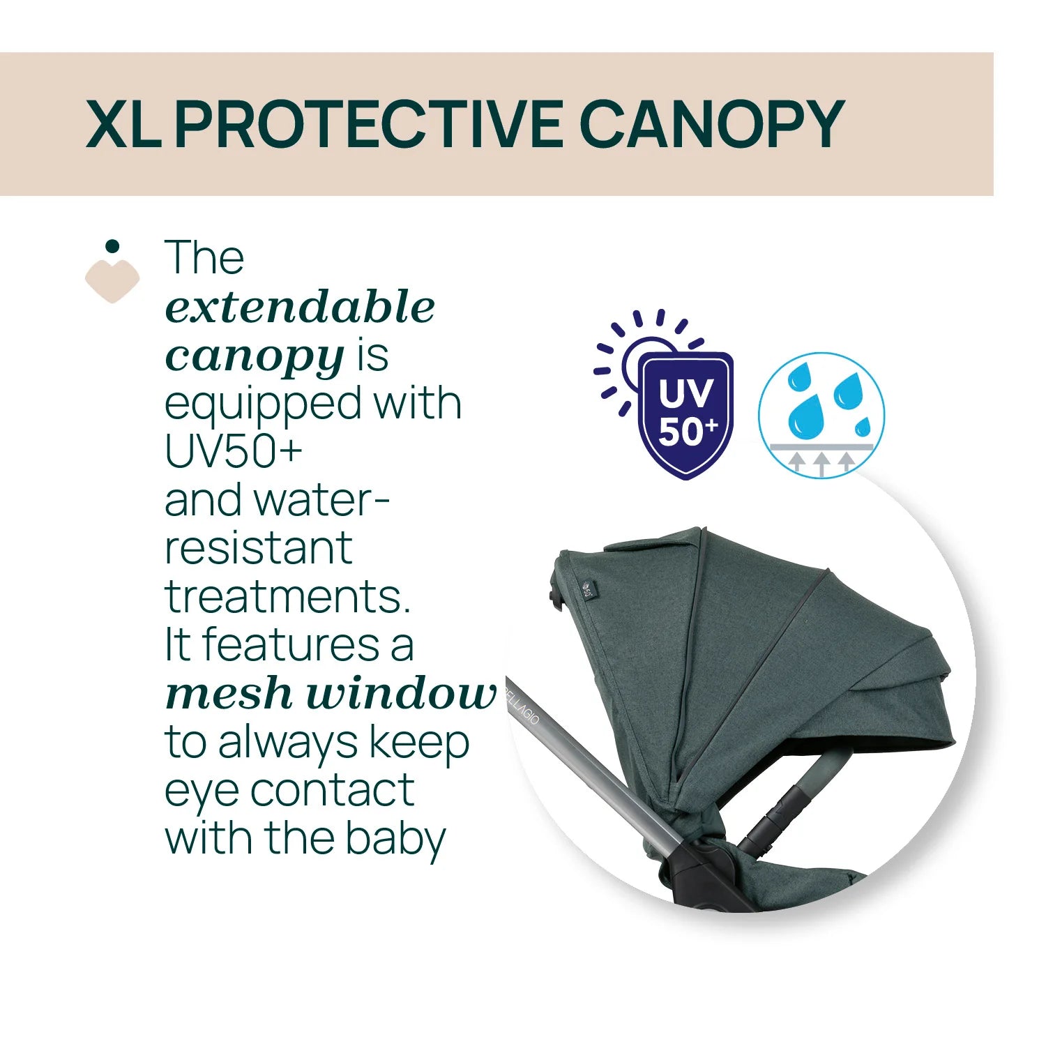 Bellagio Stroller Fir Tree