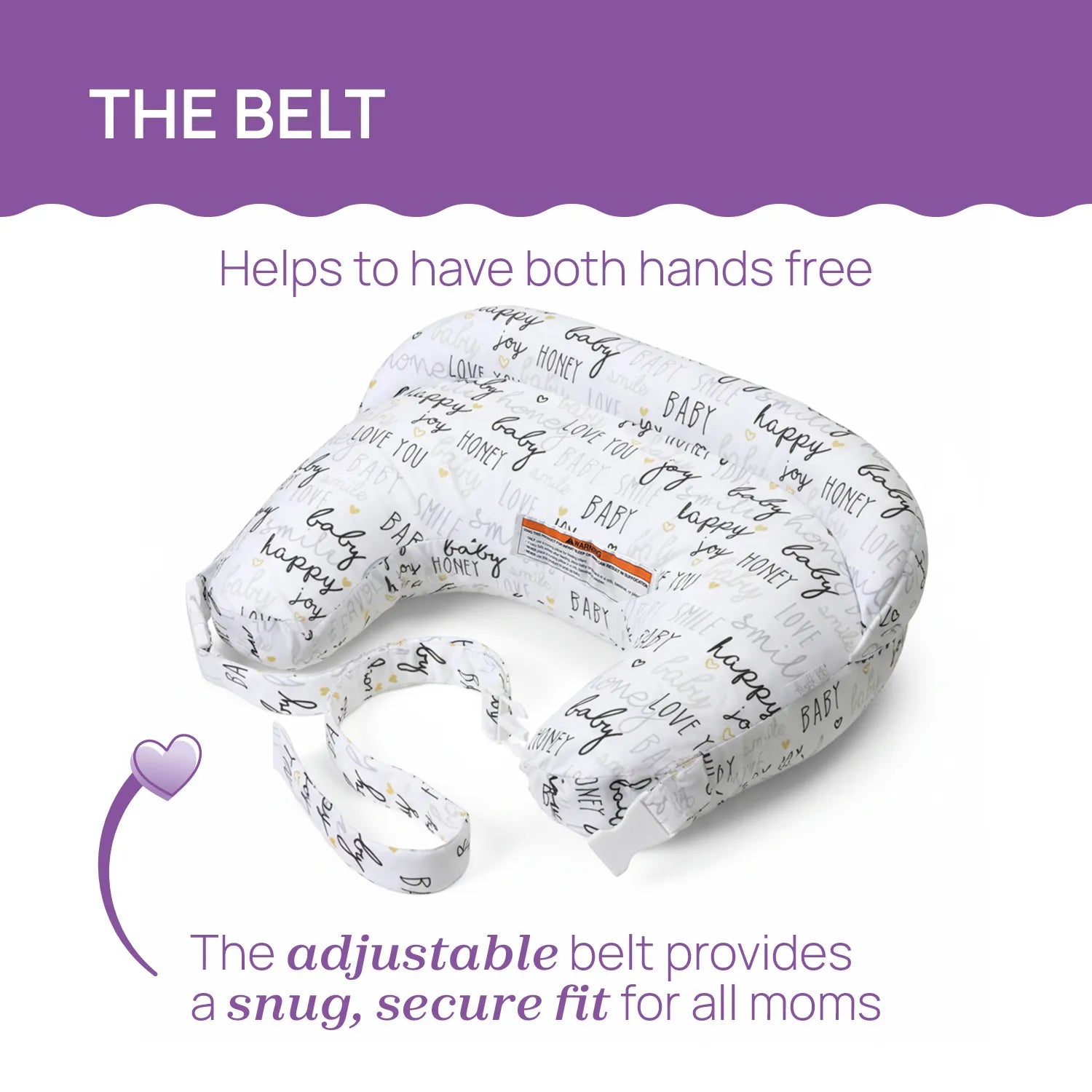 Boppy Nursing Pillow Deluxe Hello Baby