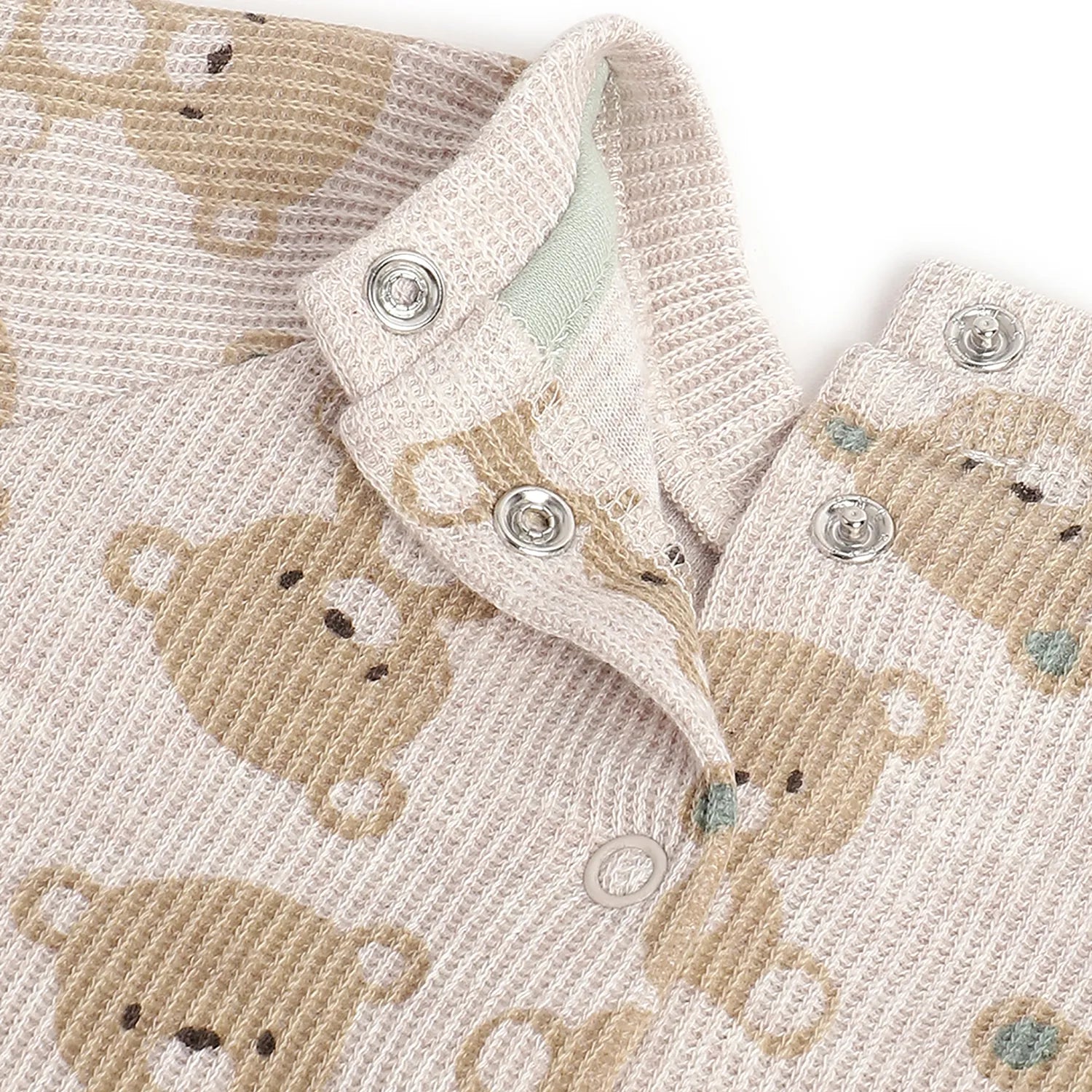 Boys Beige Printed Sweatshirt With Leggings