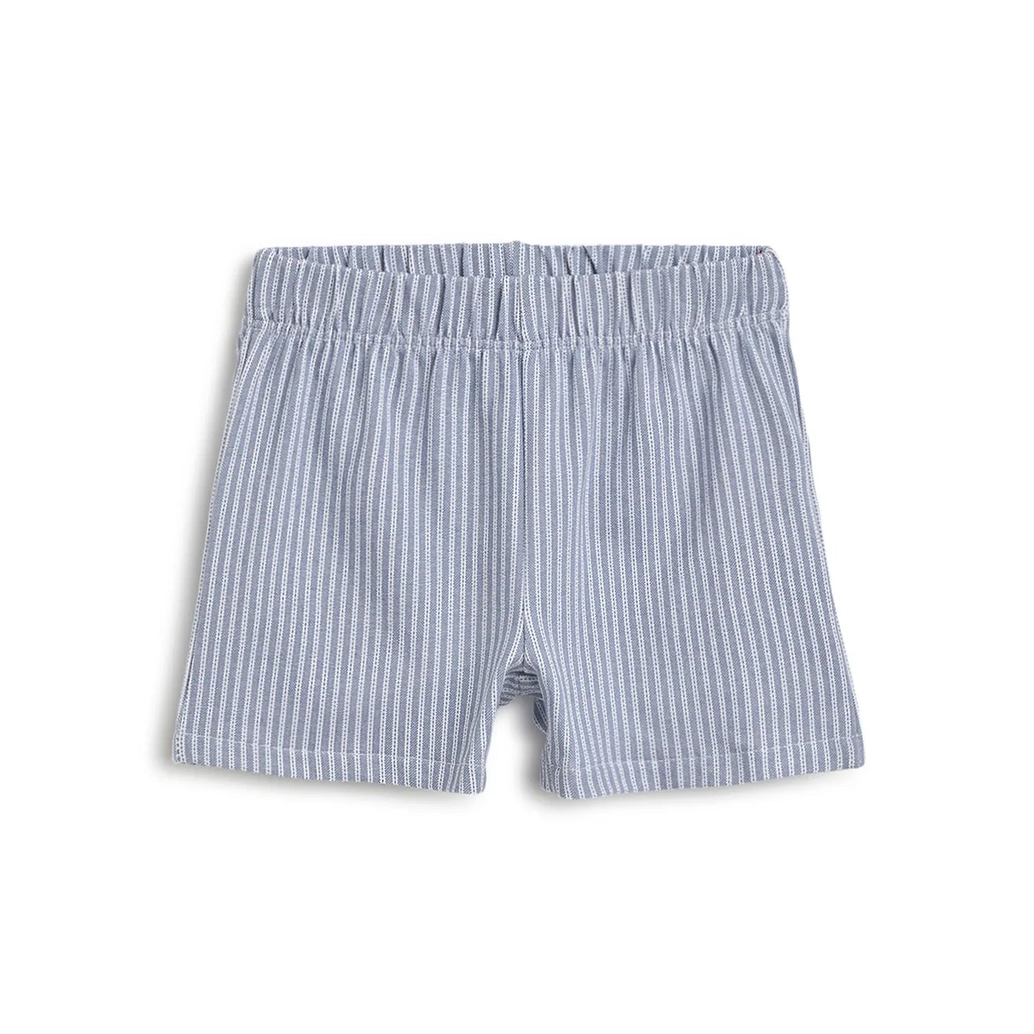 Boys Beige Printed T-Shirt with Shorts