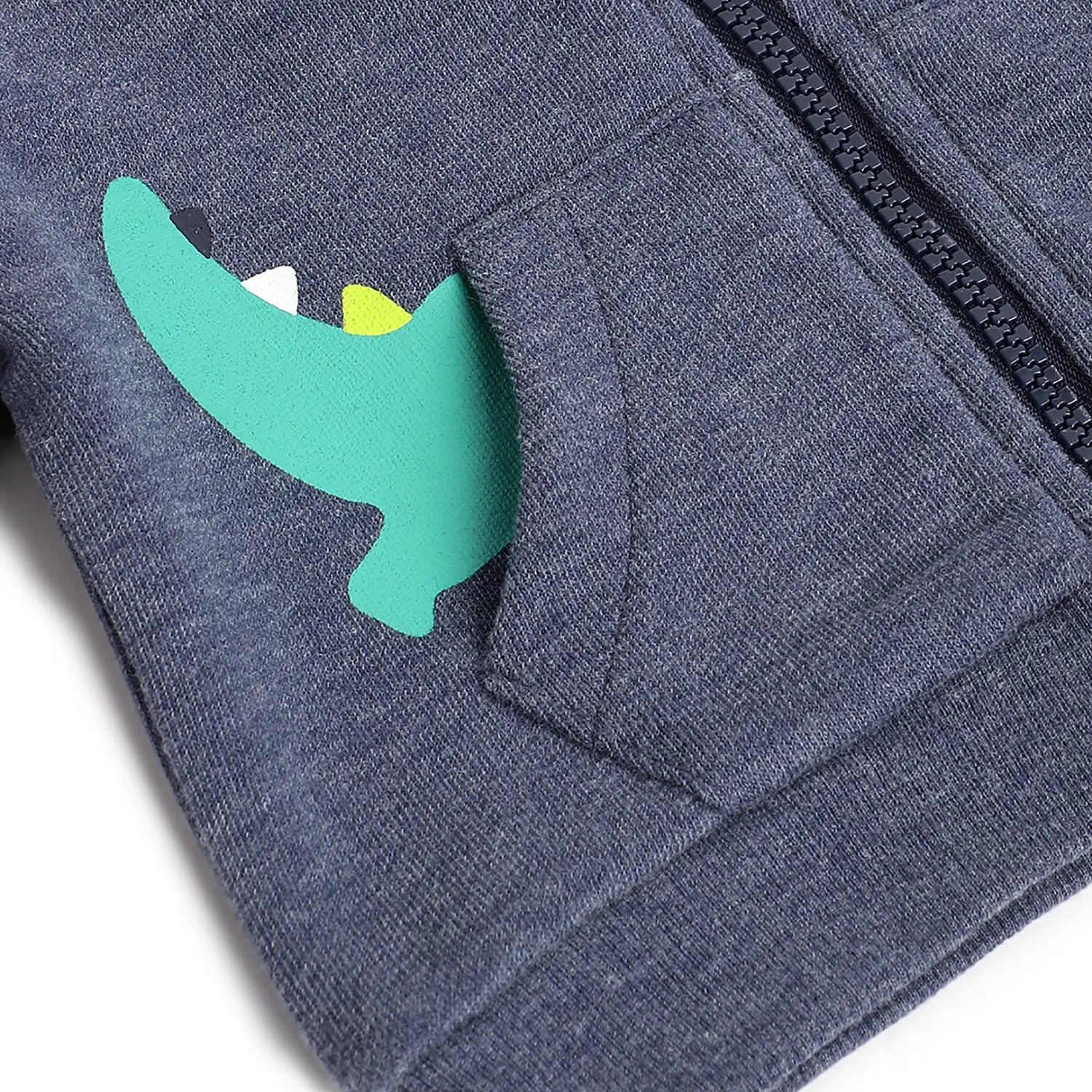 Boys Blue Animal Printed Cardigan