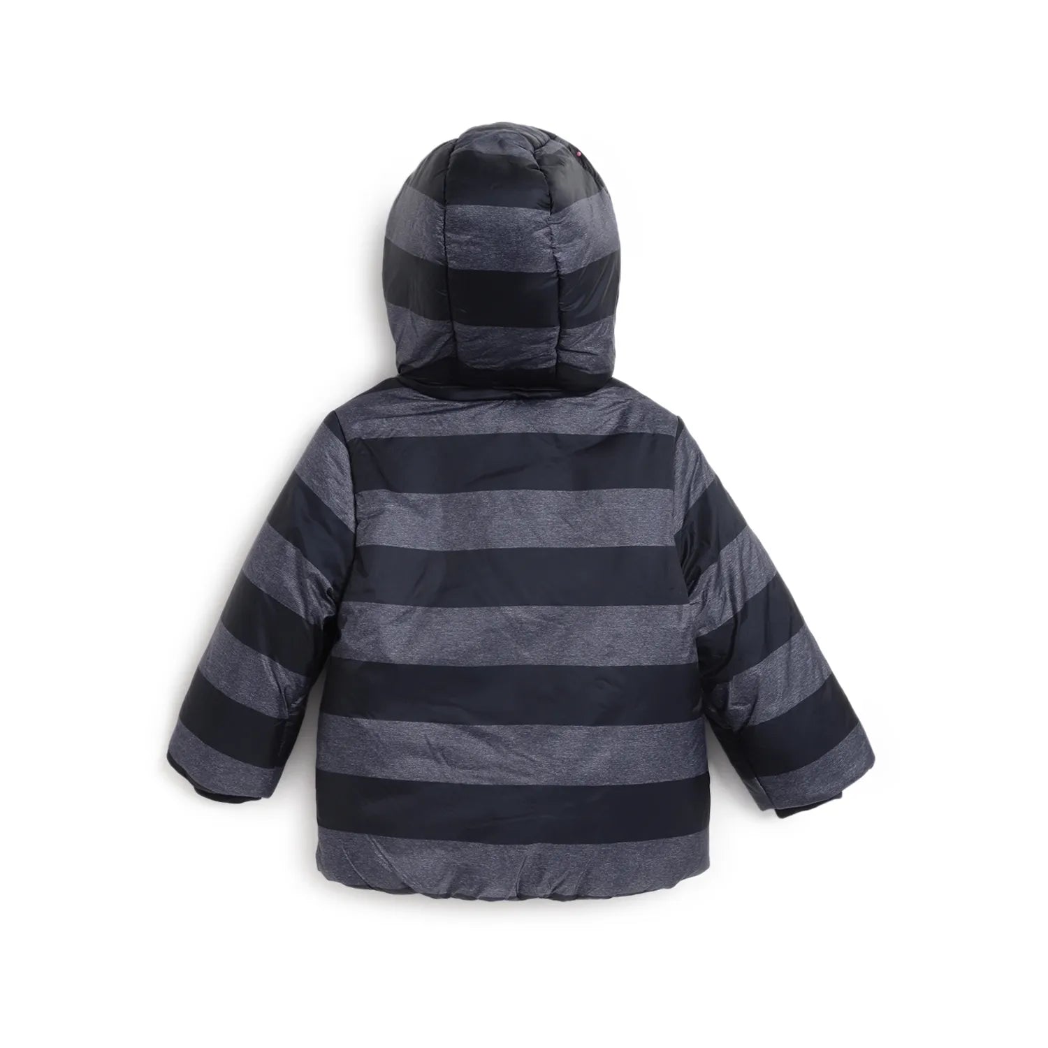 Boys Blue Colourblocked Padded Jacket