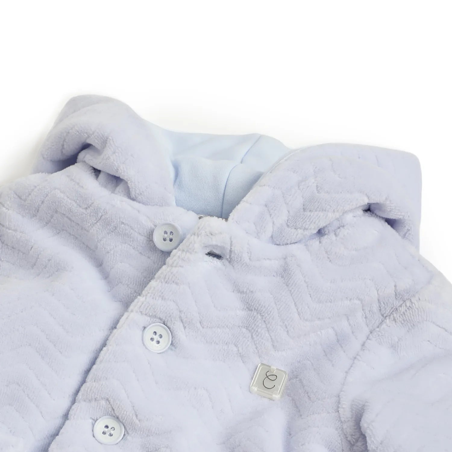 Boys Blue Hooded Cardigan
