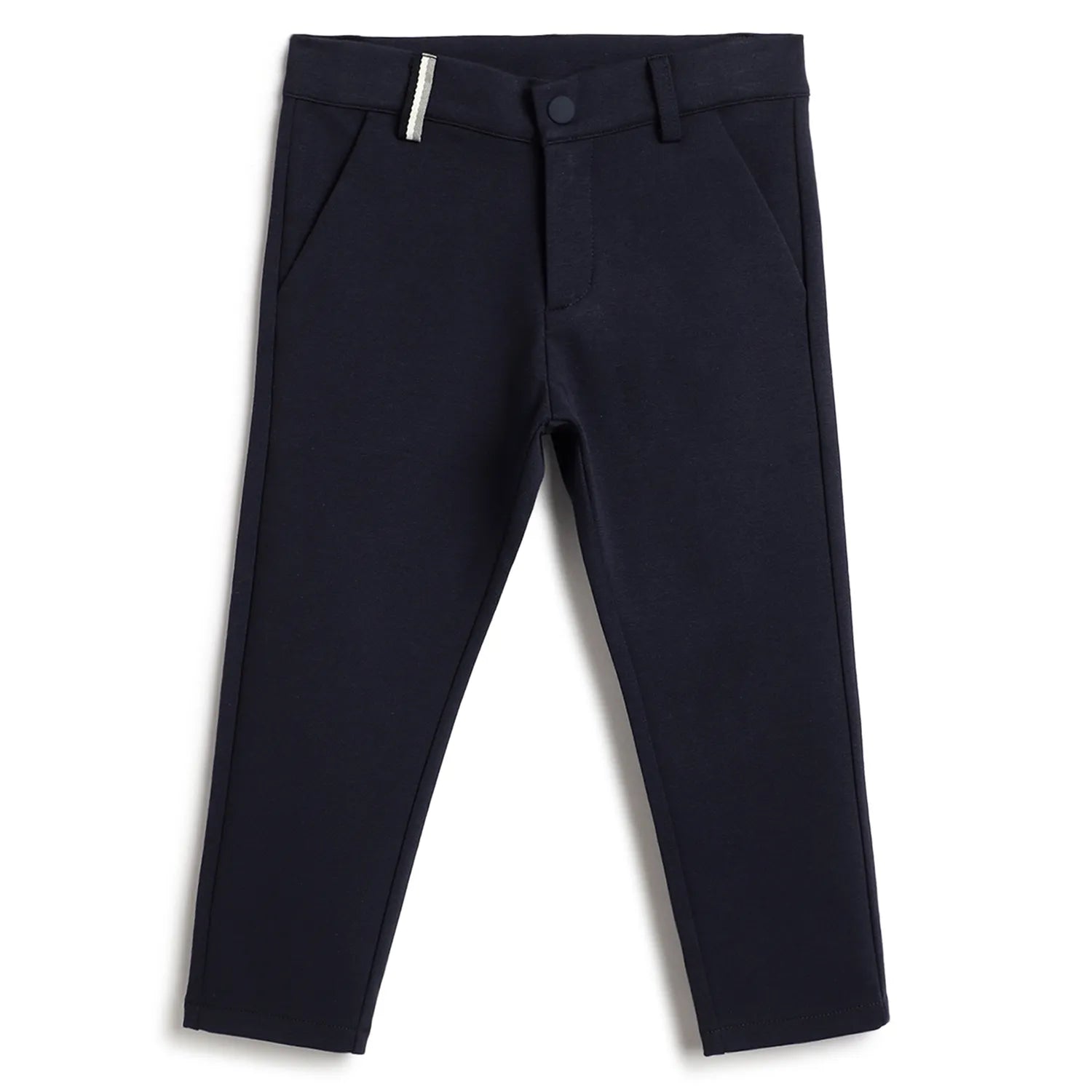 Boys Blue Regular Fit Trousers