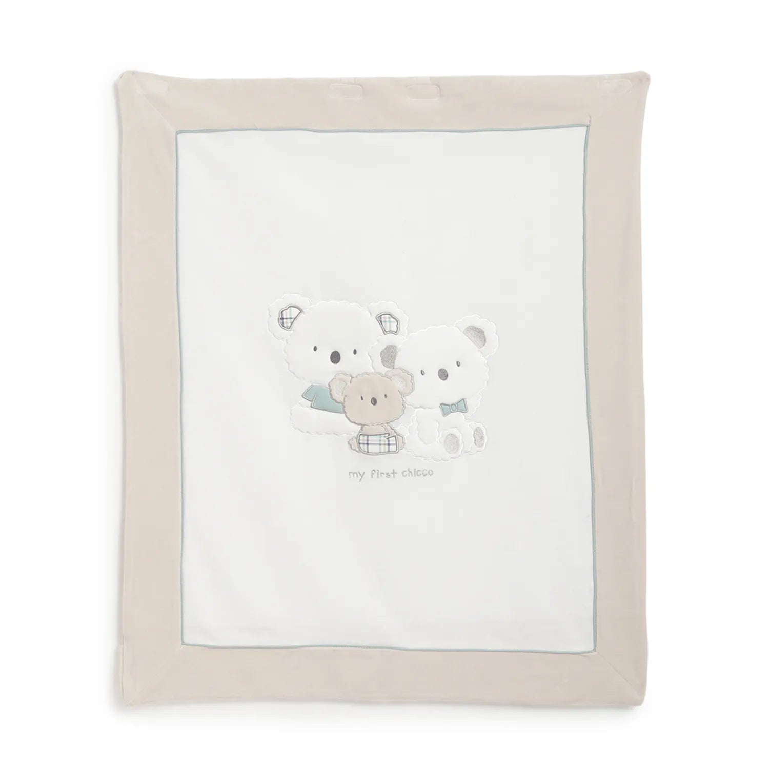 Boys Bronze-Toned Cartoon Characters Pram Blanket