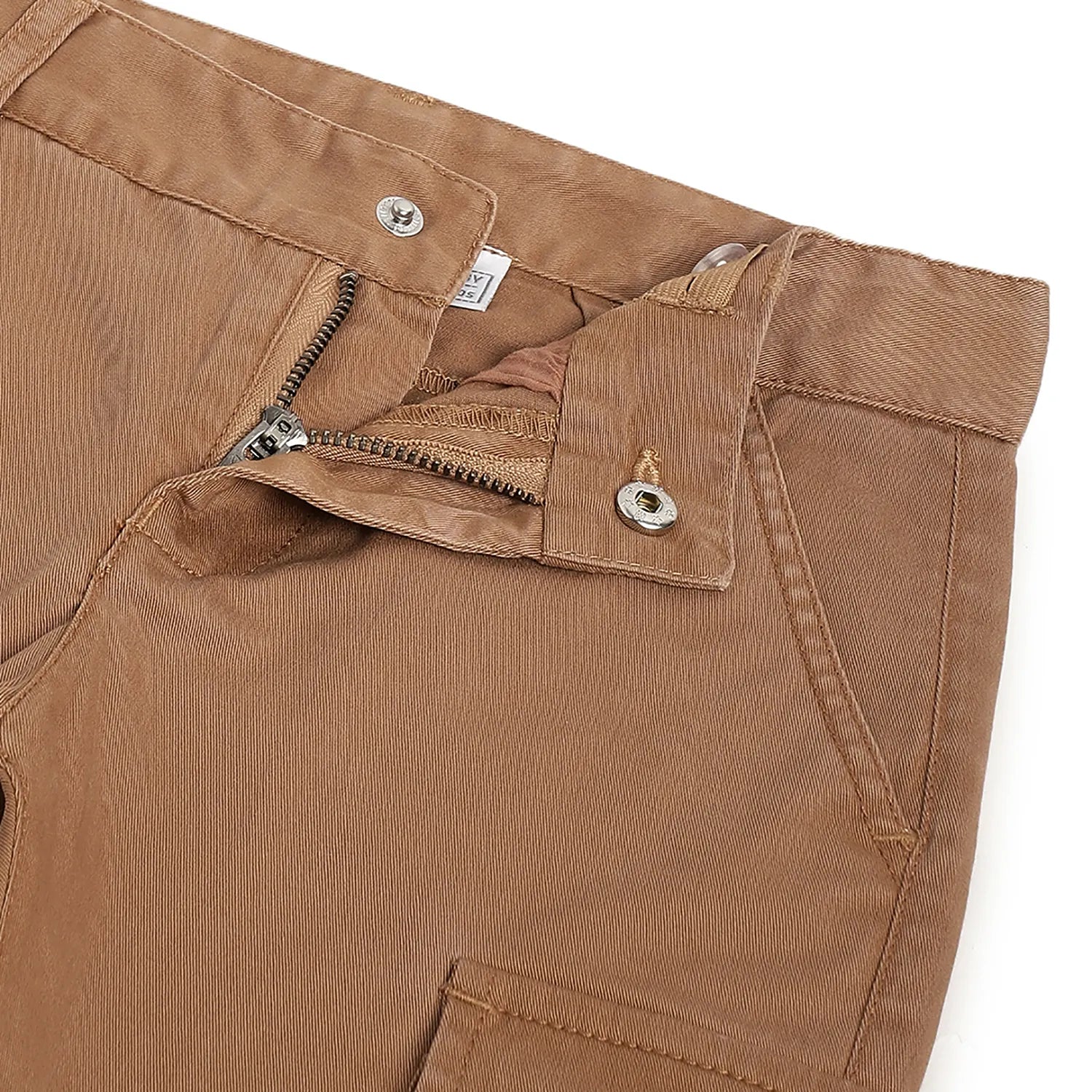 Boys Brown Cargos Trousers