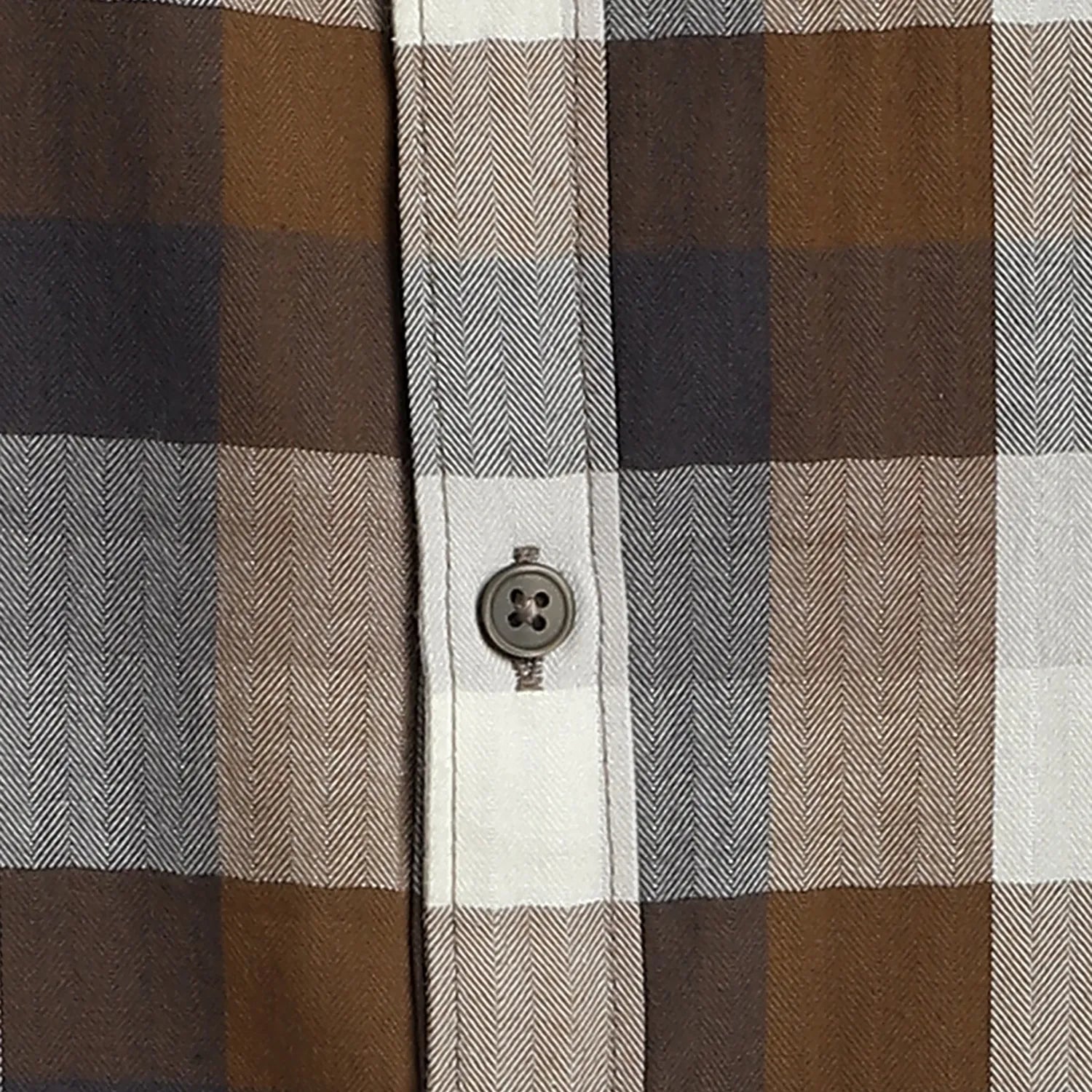 Boys Brown Checked Casual Shirt