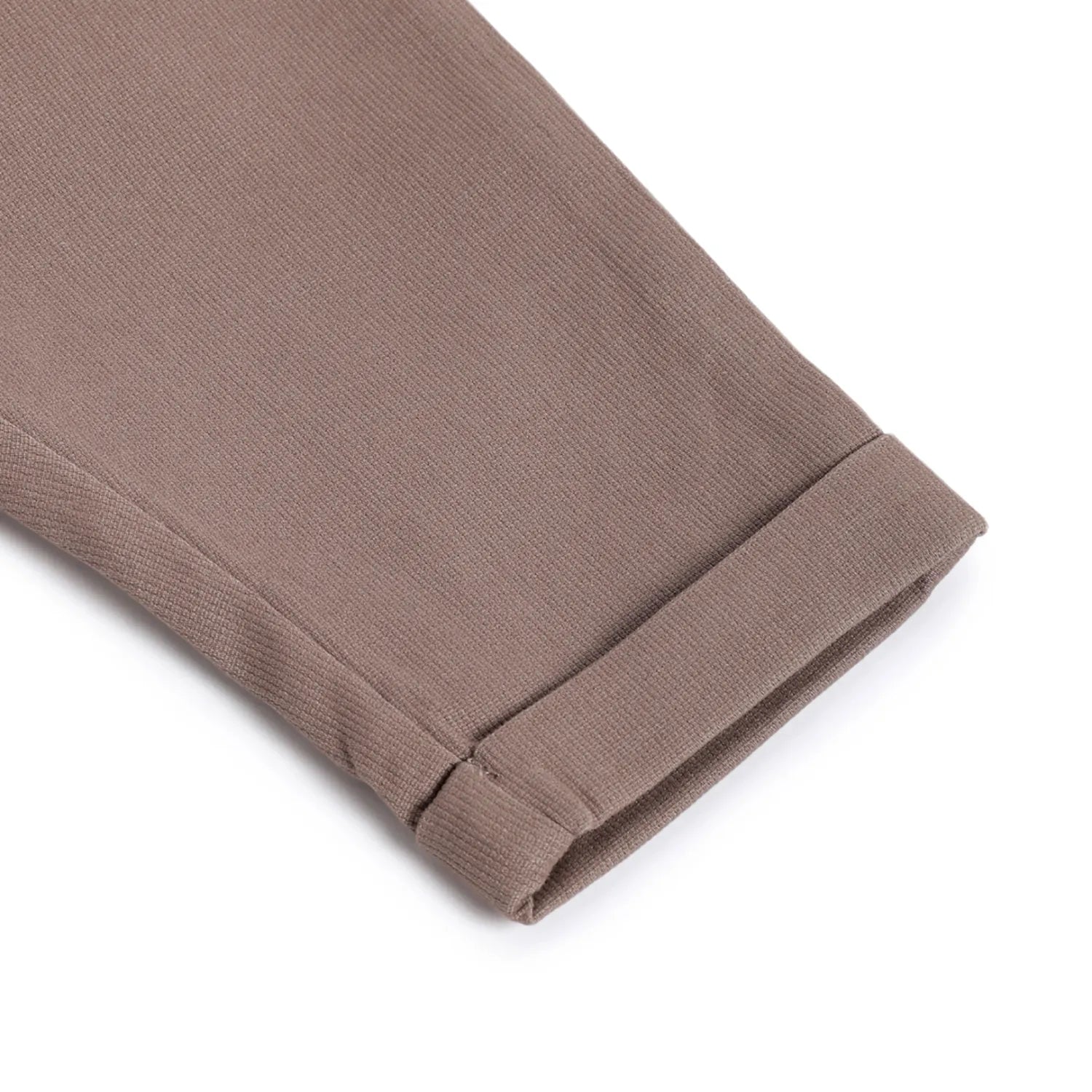 Boys Brown Solid Trousers