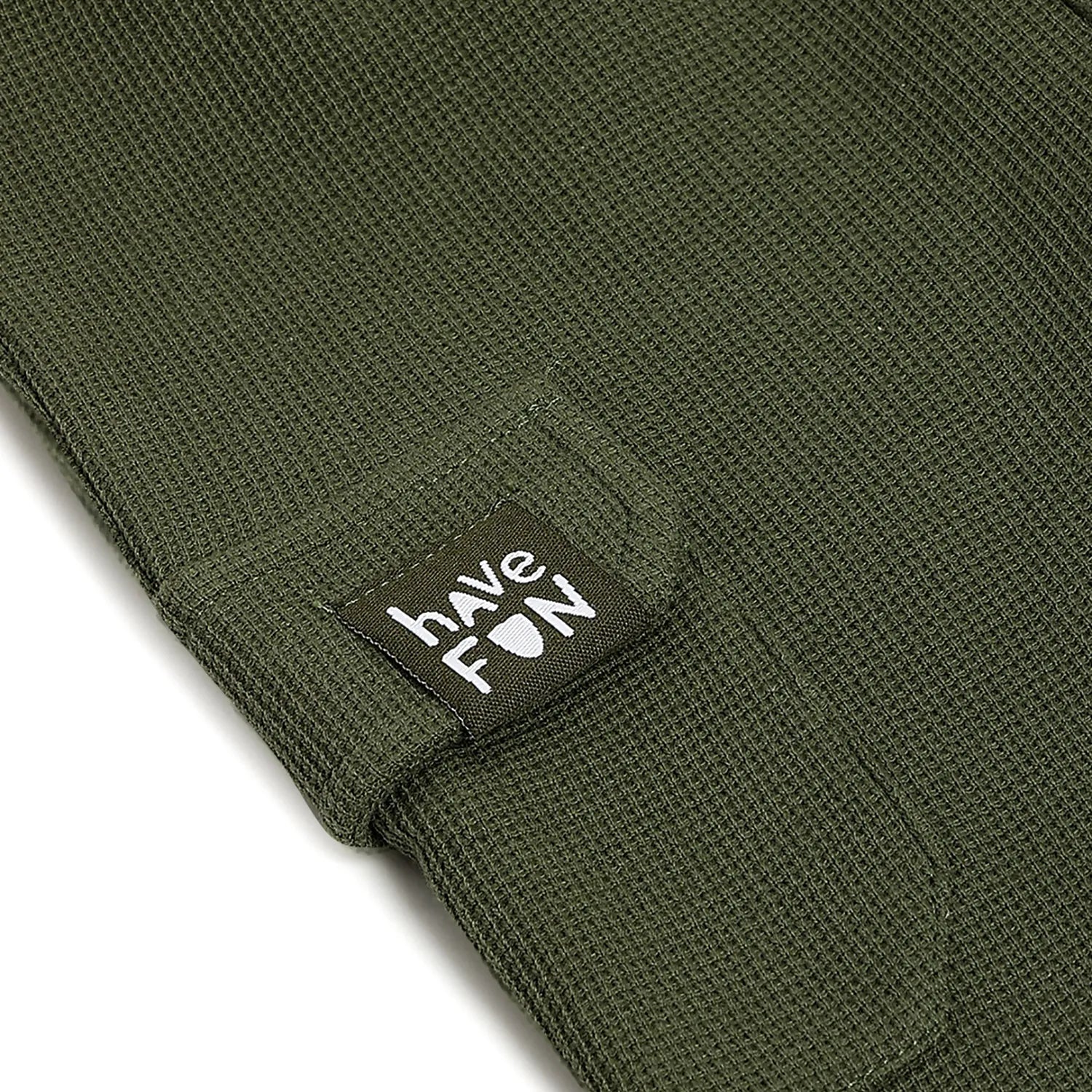 Boys Green Cargo Trousers