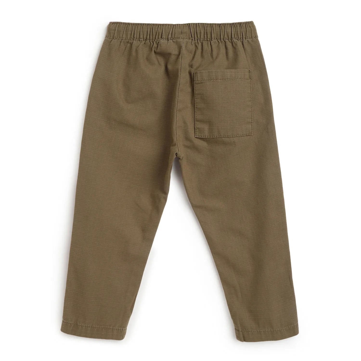Boys Green Cotton Trousers