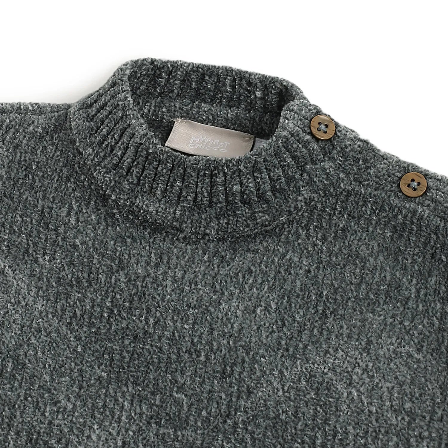 Boys Green Ribbed Pullover