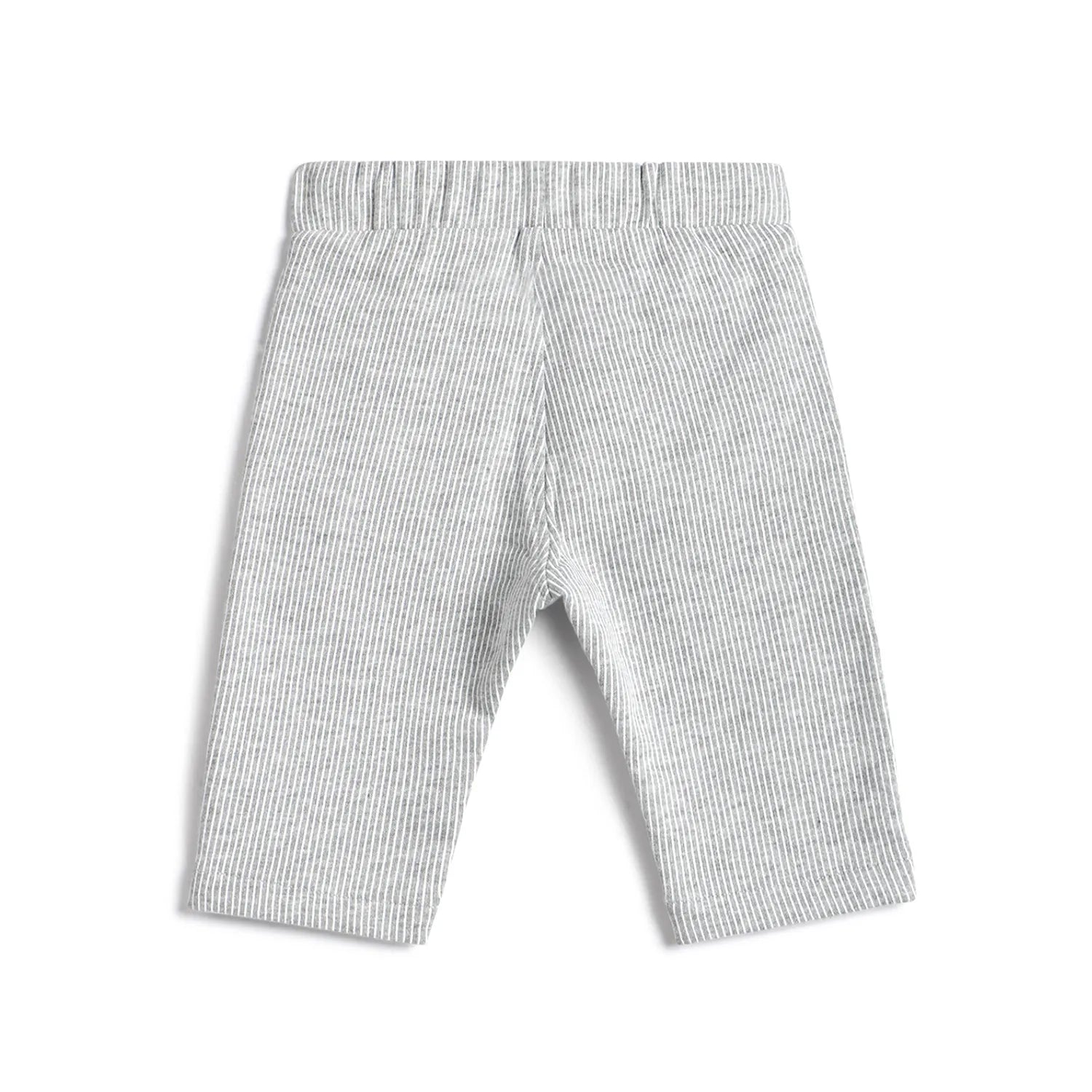 Boys Grey Striped Trousers