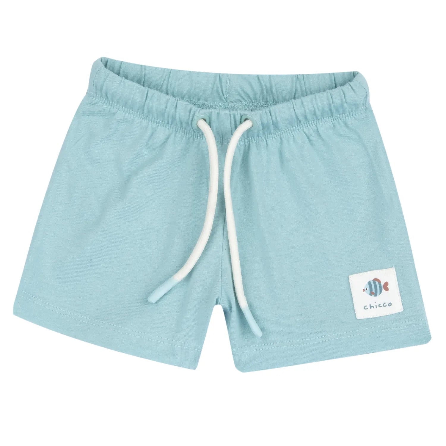 Boys Light Natural Printed T-Shirt with Shorts
