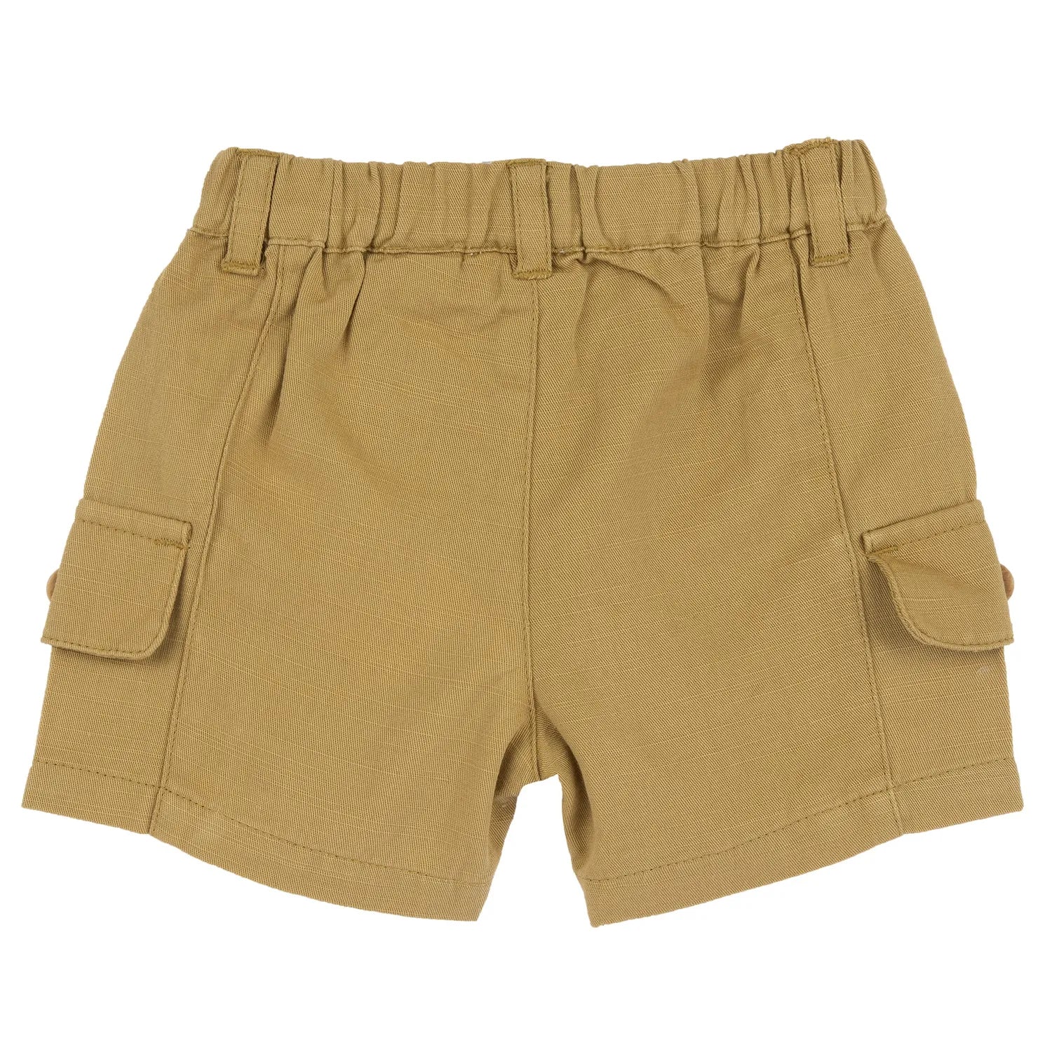 Boys Mustard Yellow Solid Shorts