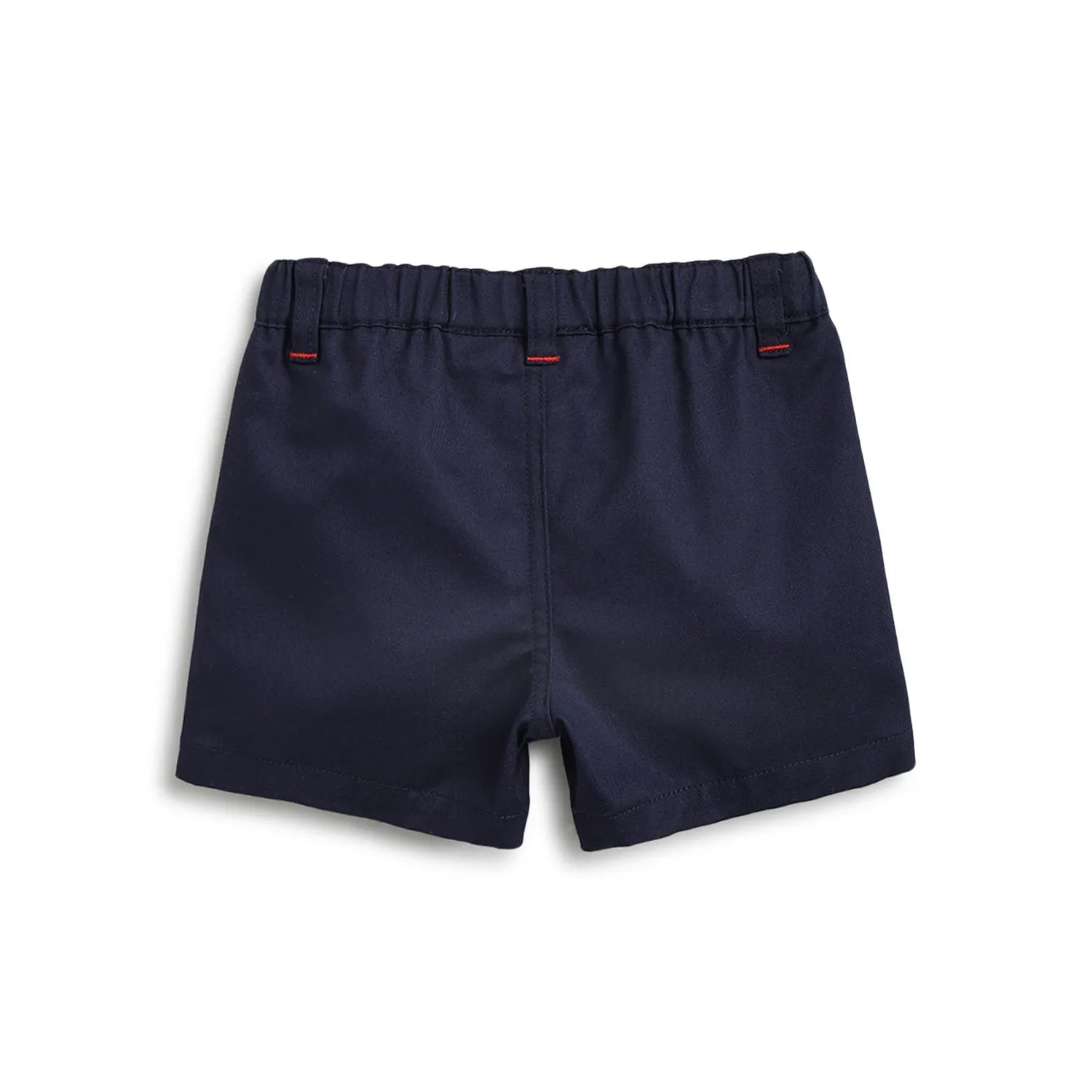 Boys Printed Polo T-Shirt With Shorts