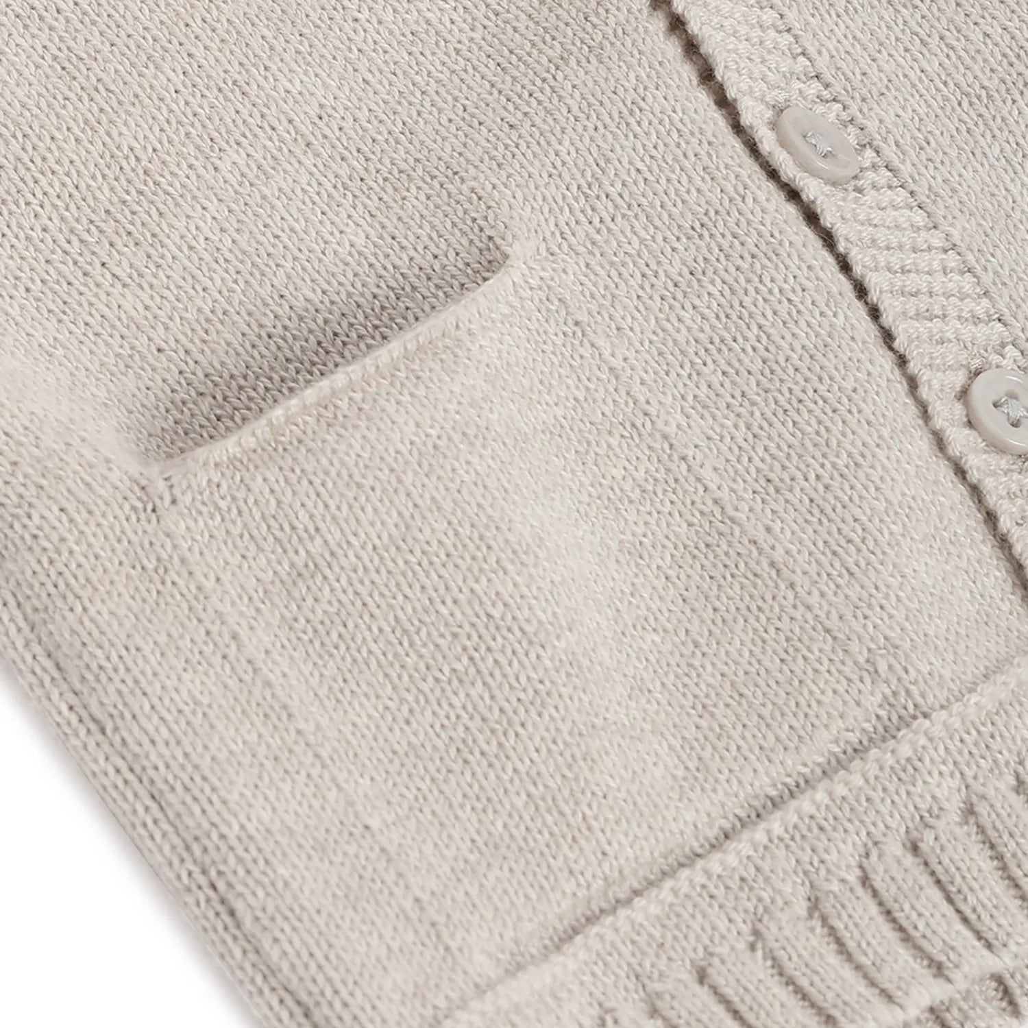 Boys Ribbed Woollen Cardigan