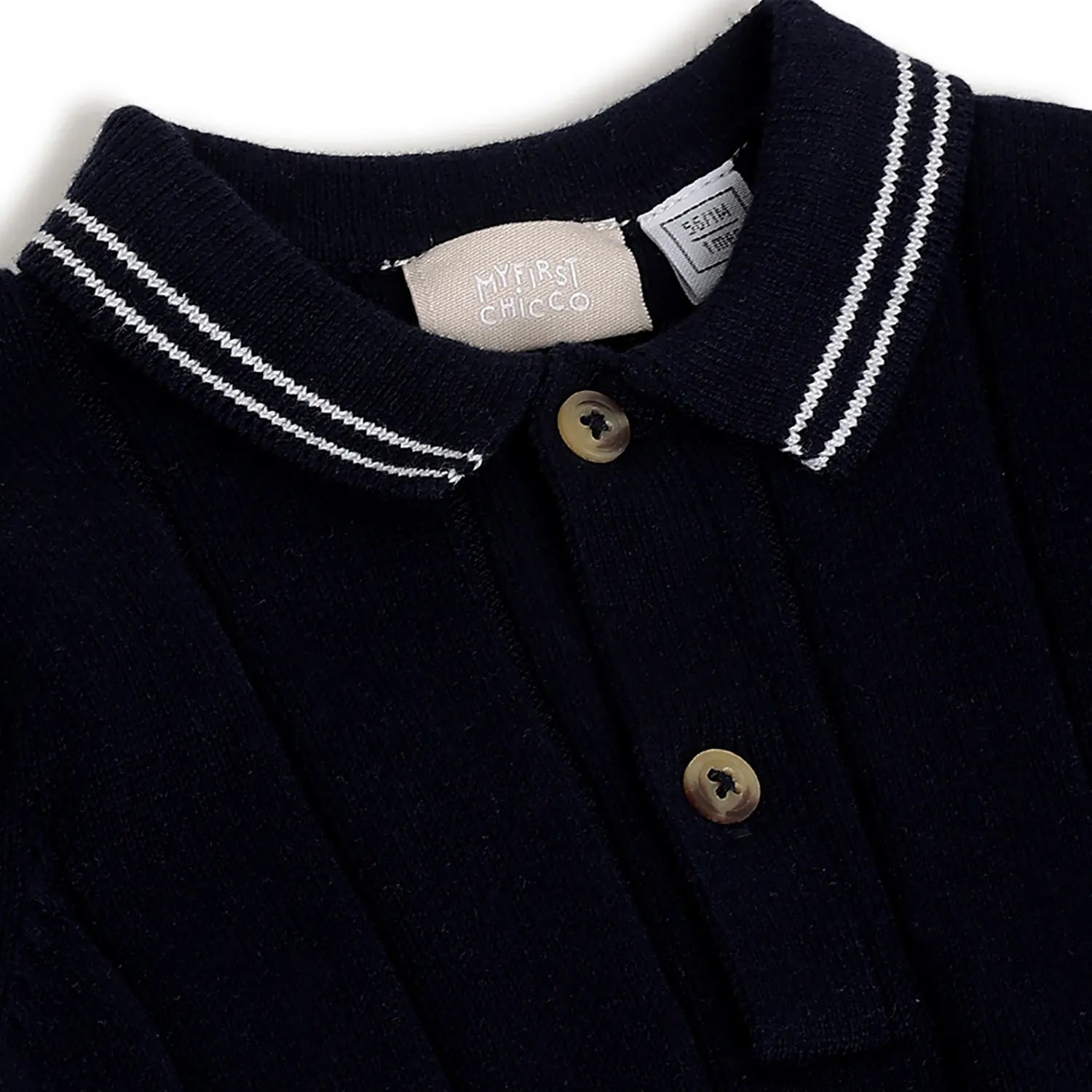 Boys Solid Polo Collar T-shirt