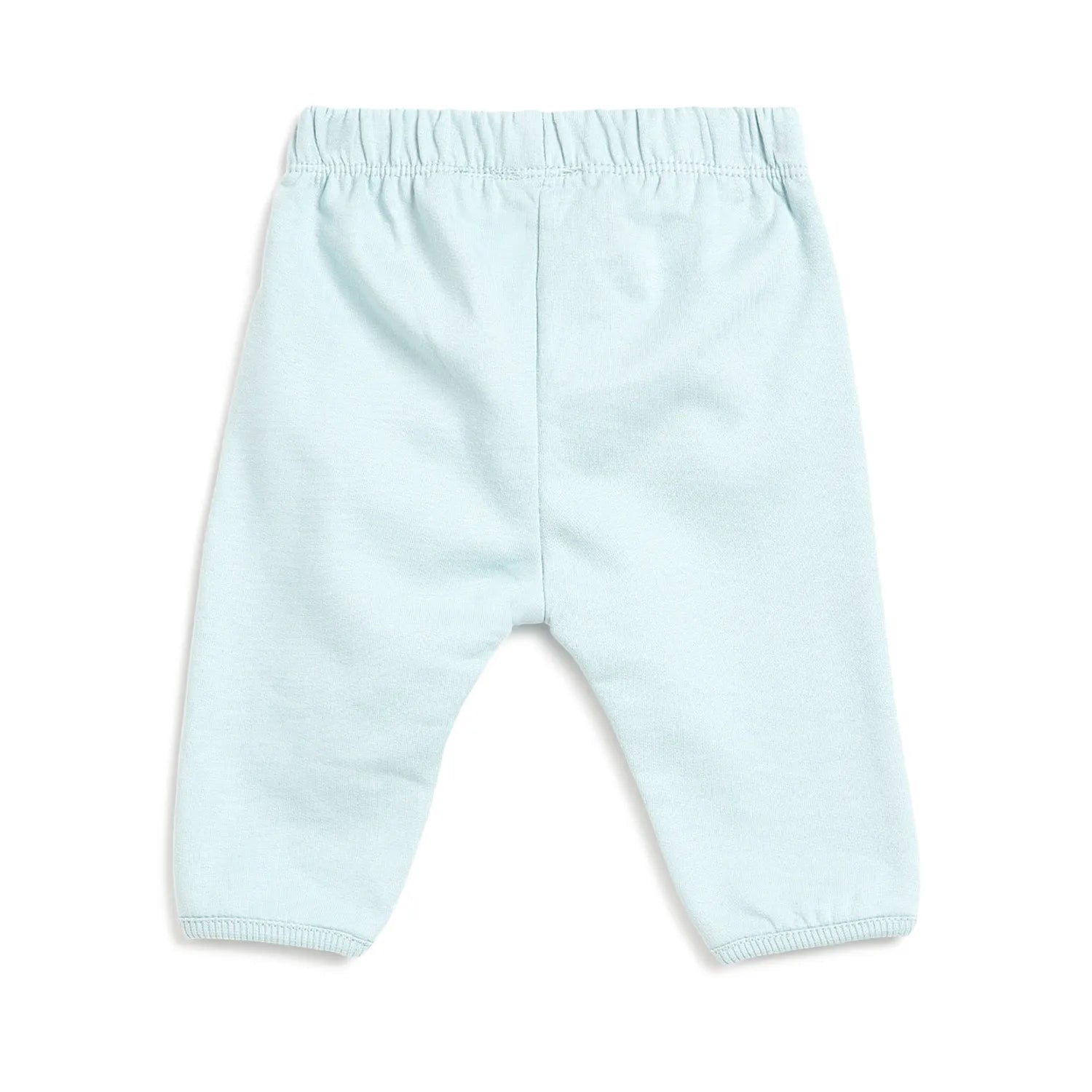 Boys Teal Mid-Rise Relaxed Fit Joggers