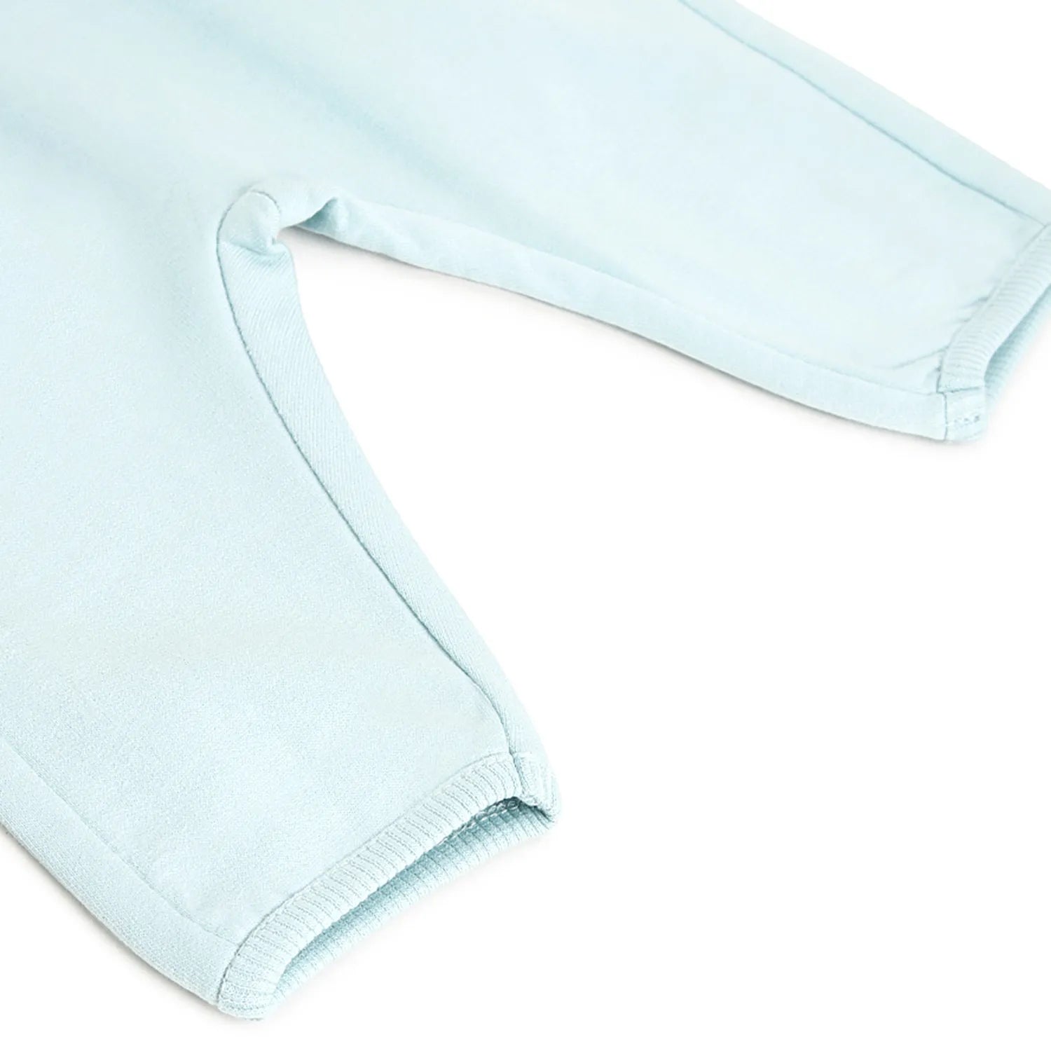 Boys Teal Mid-Rise Relaxed Fit Joggers