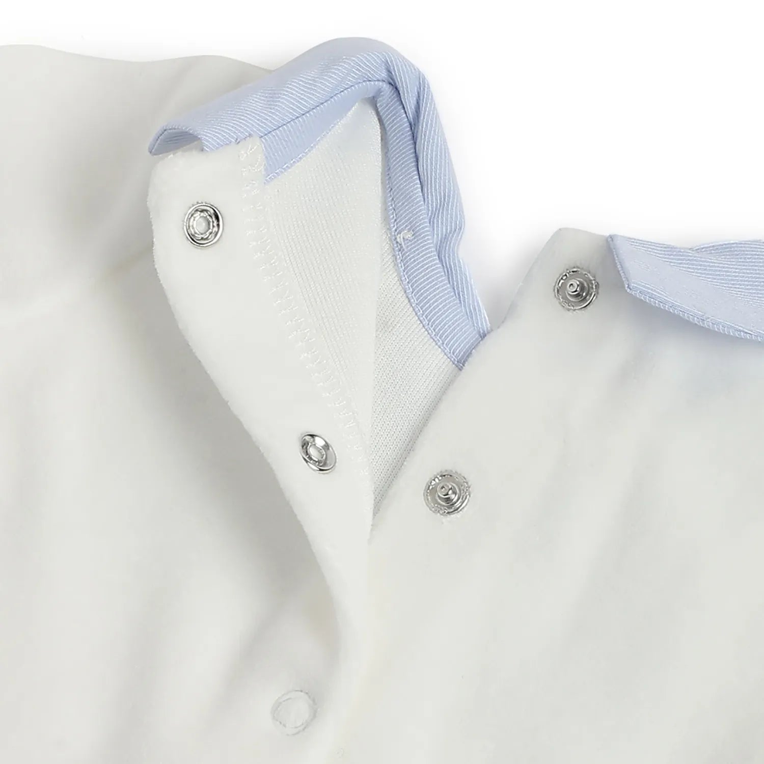 Boys White & Blue Sweatshirt With Leggings