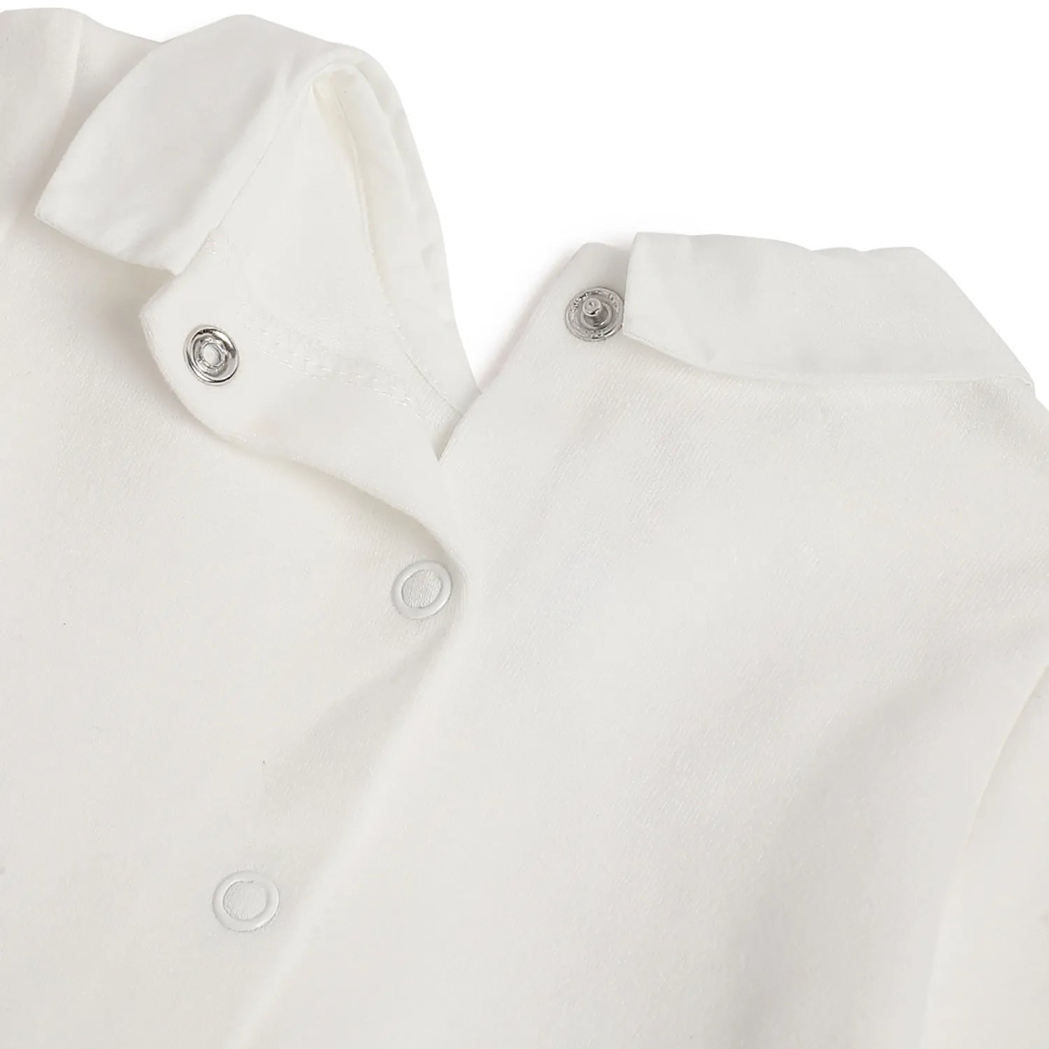 Boys White & Grey Embroidered Smock With Leggings