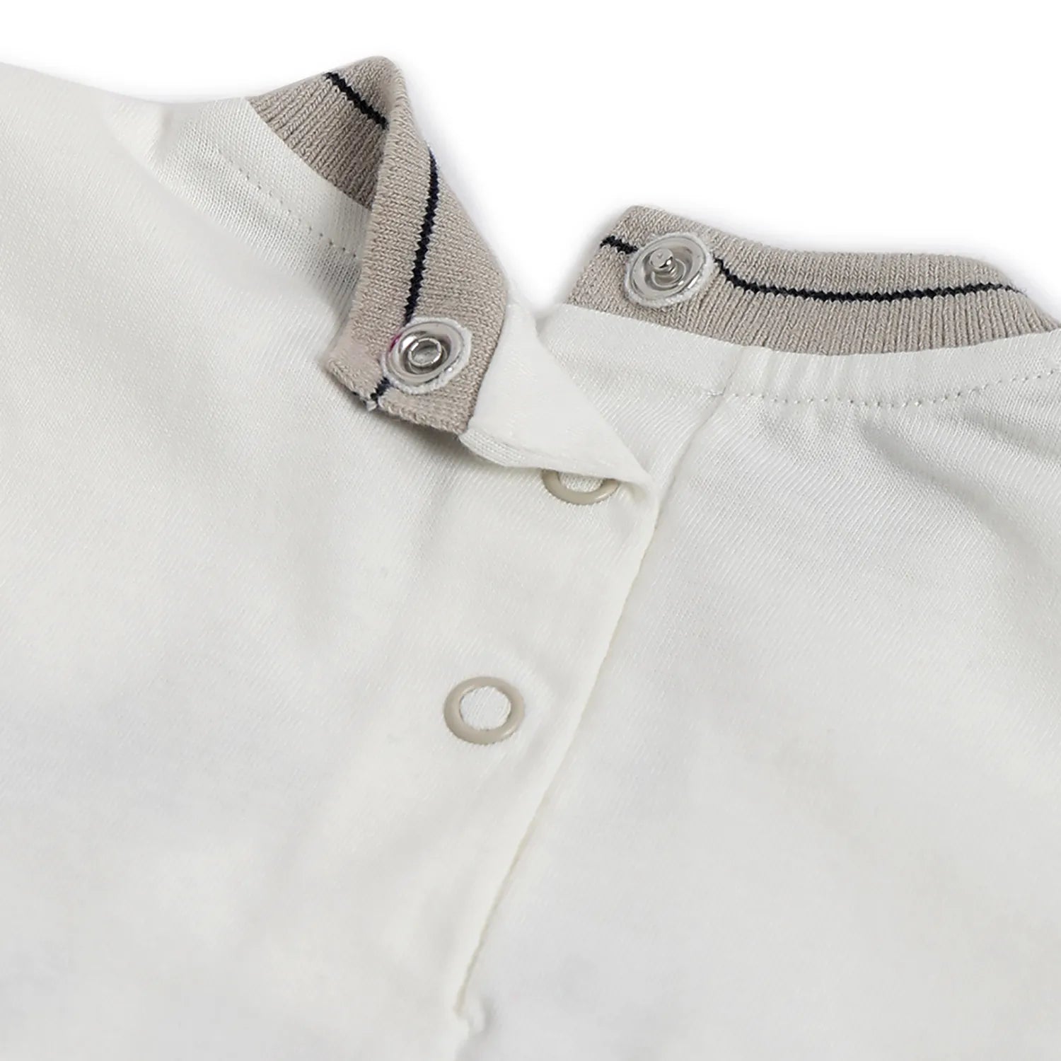 Boys White Animal Printed Cotton T-shirt