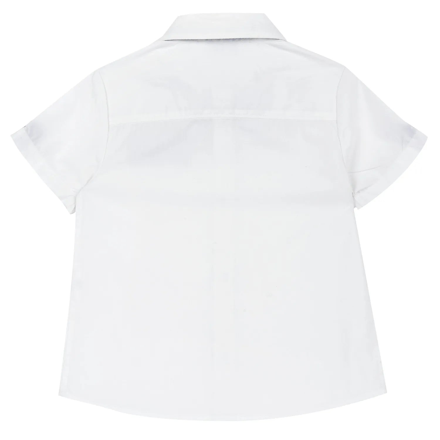 Boys White Embellished Shirt