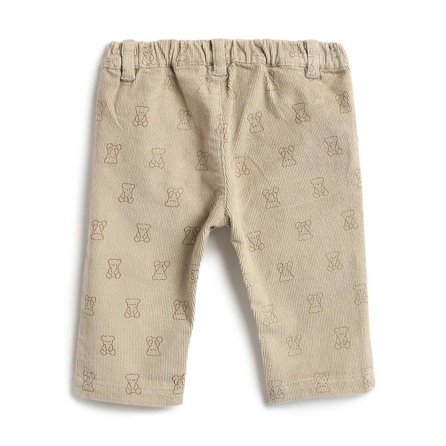 Boys White Embellished T-shirt With Trousers