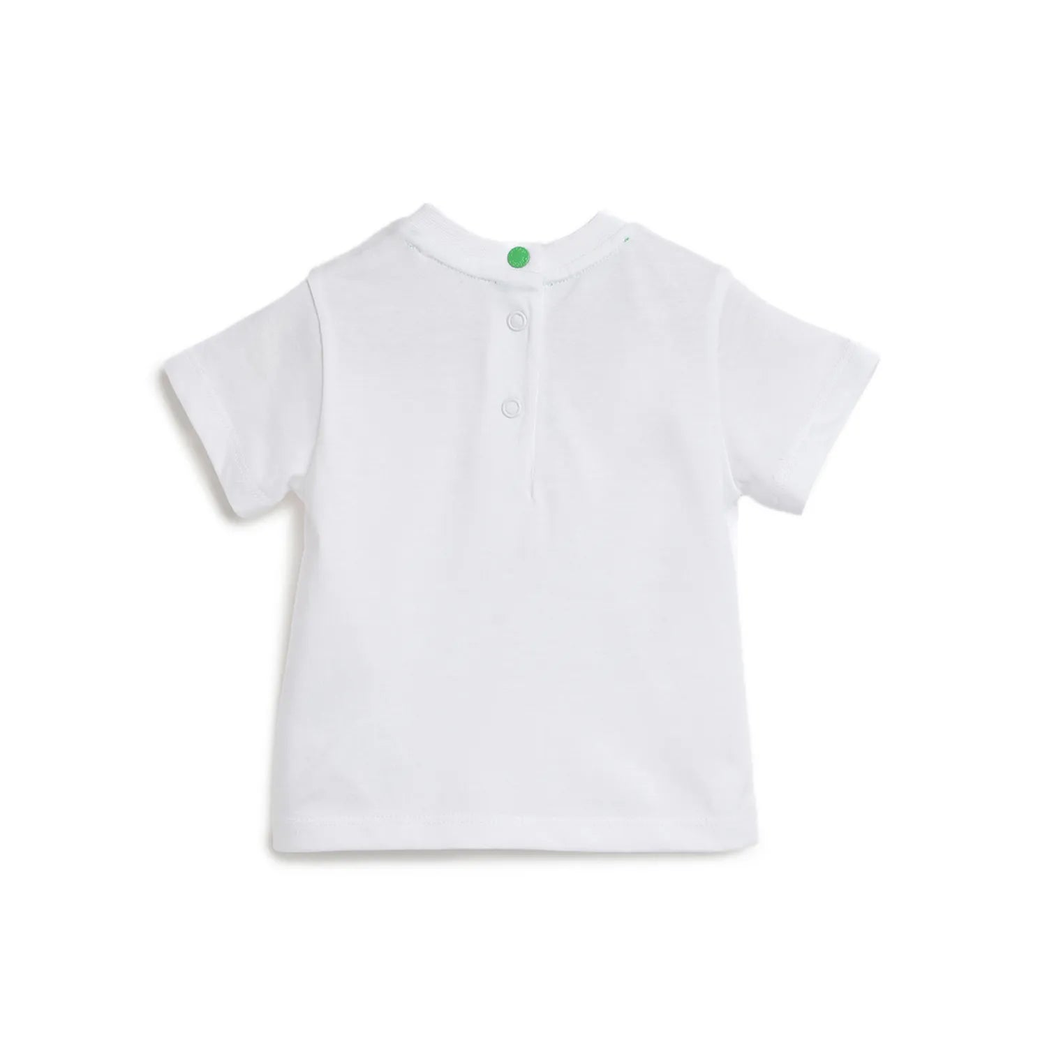 Boys White Graphic Printed T-Shirt