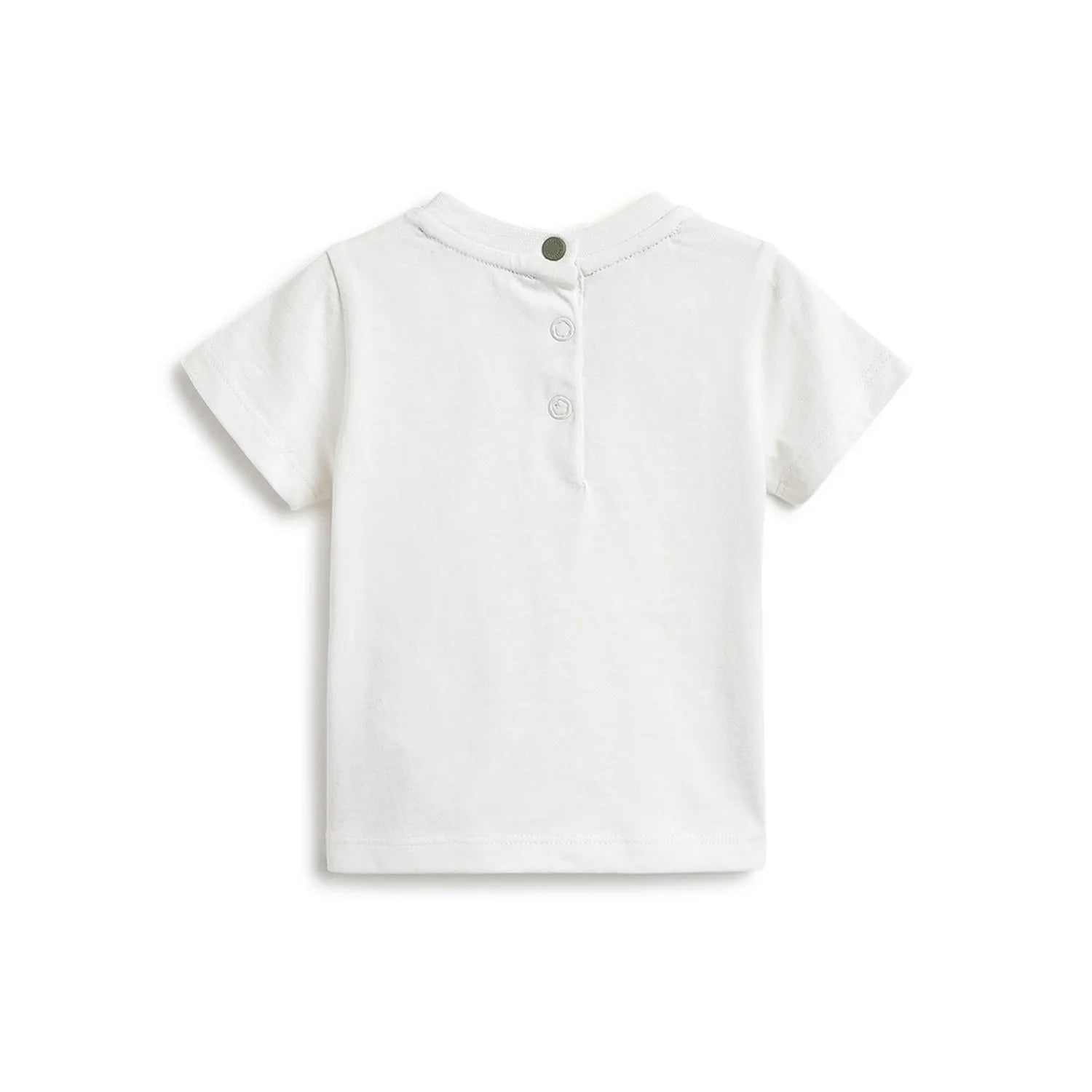 Boys White Graphic Printed T-shirt