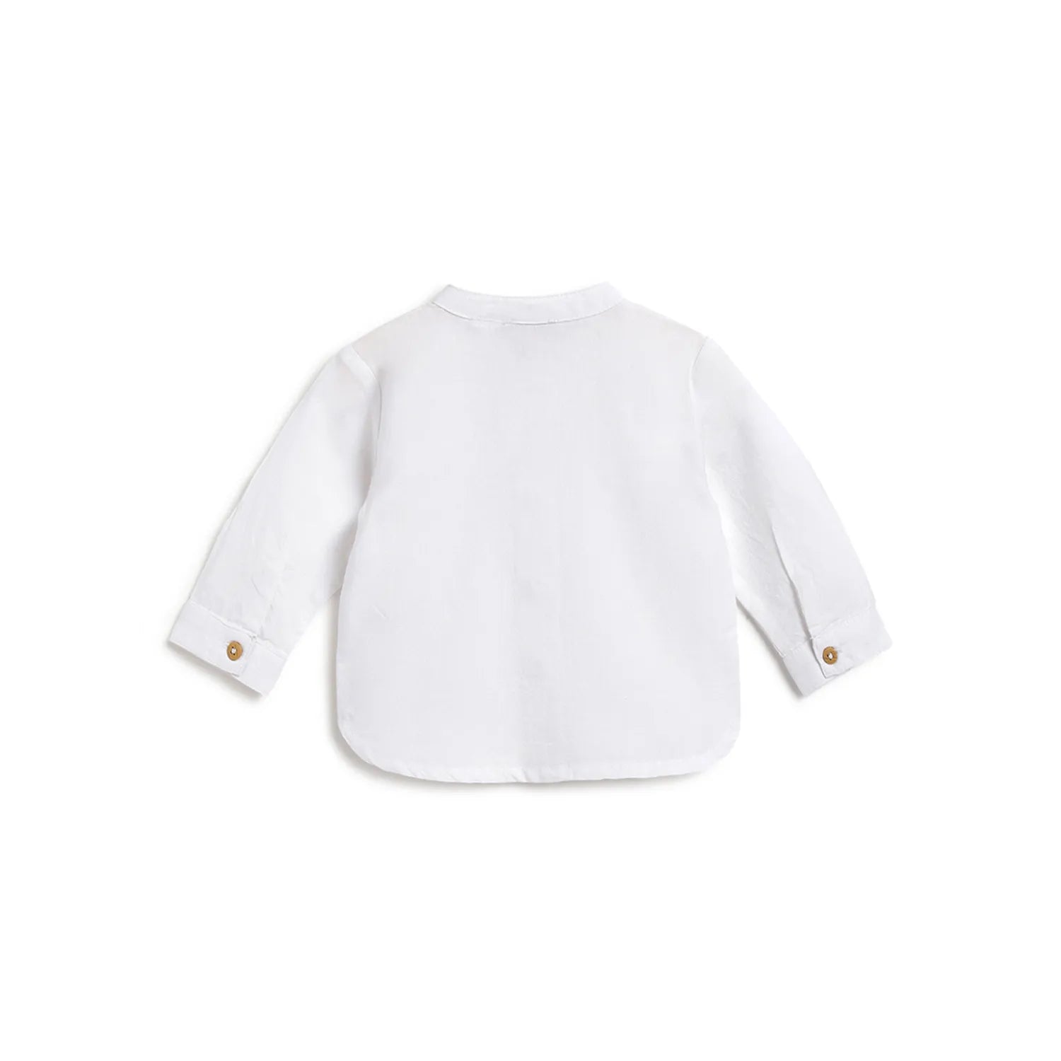 Boys White Modern Casual Shirt
