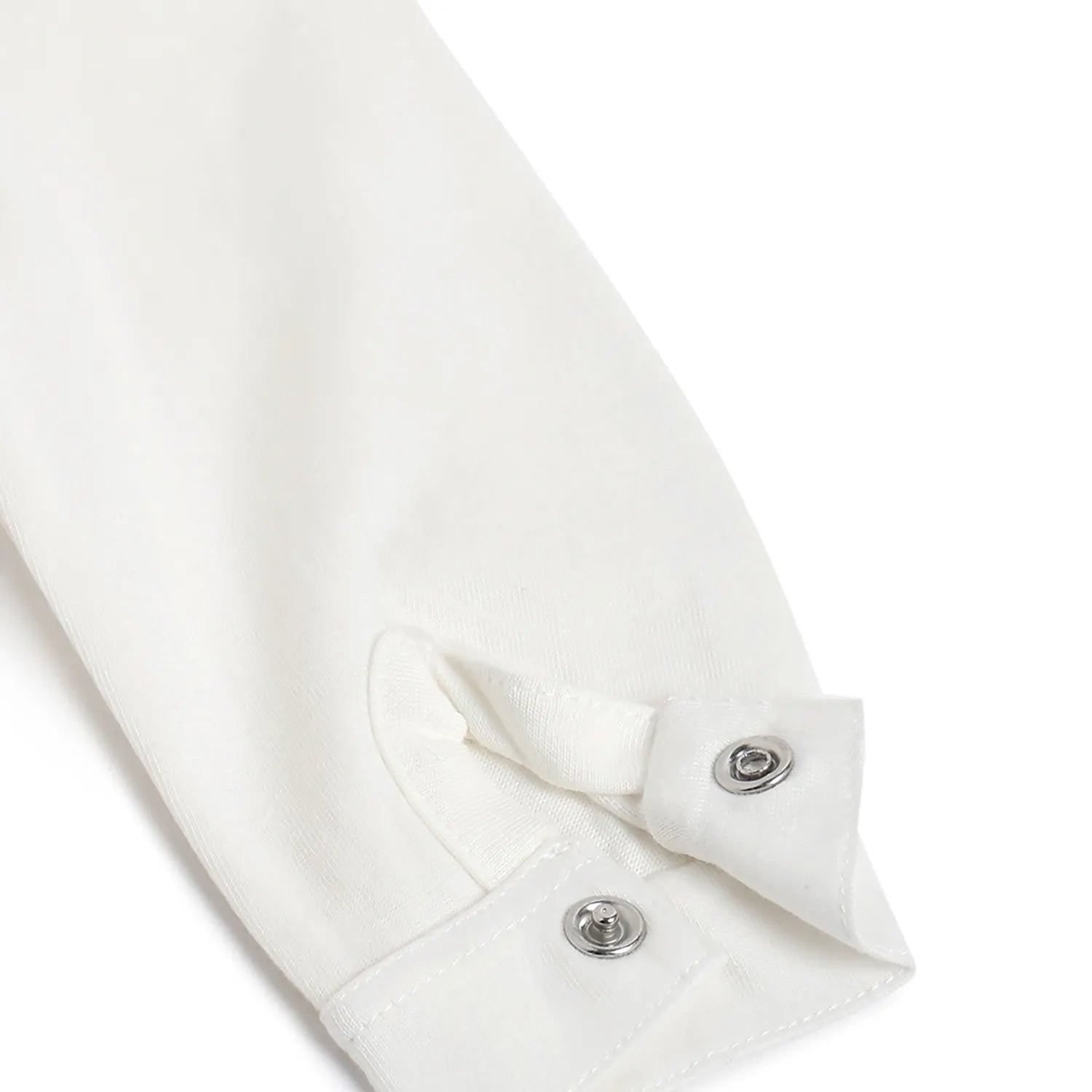 Boys White Printed Bodysuit T-shirt