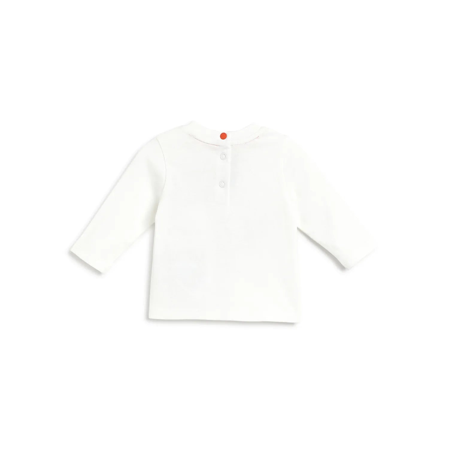 Boys White Printed T-shirt With Trouser
