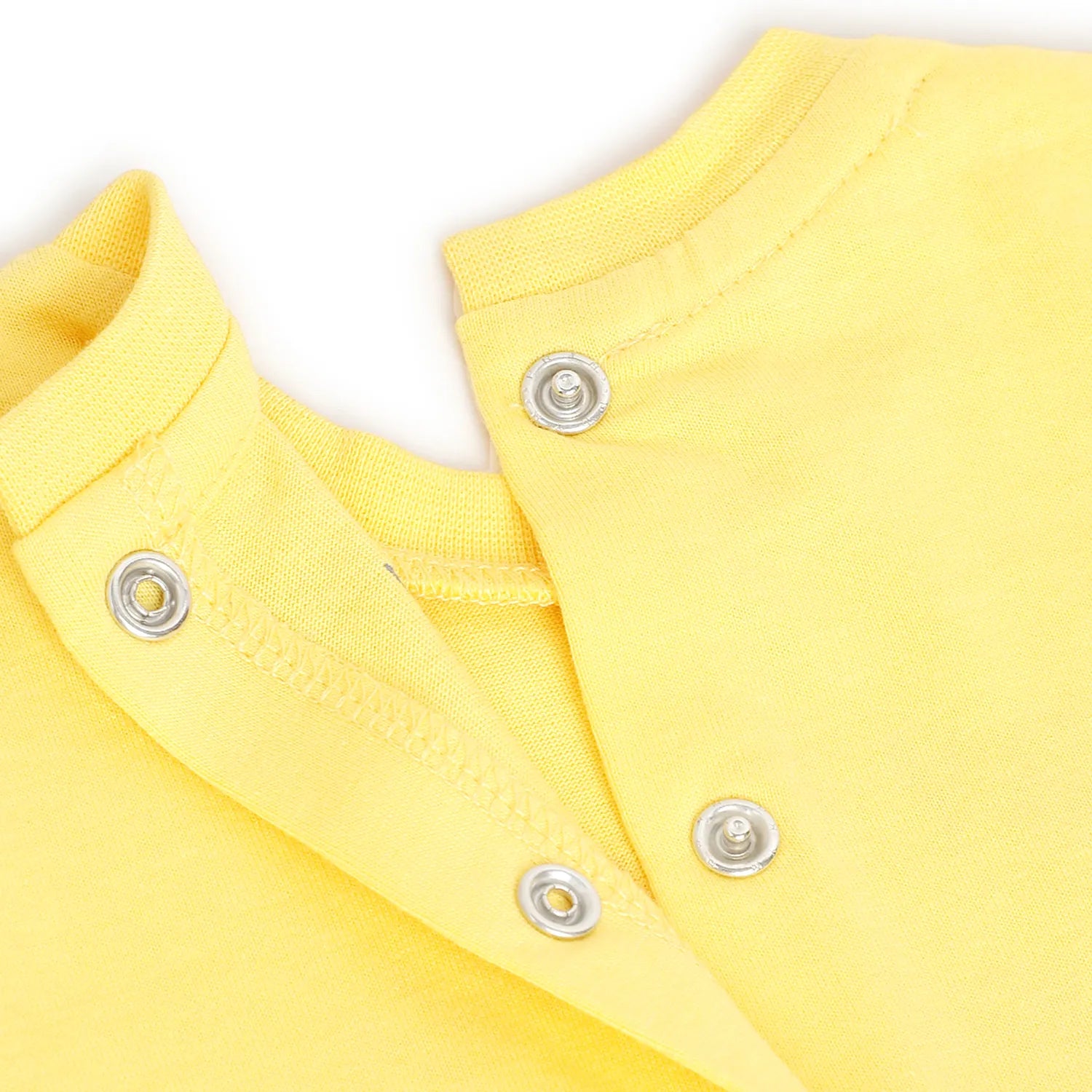 Boys Yellow Printed Rompers